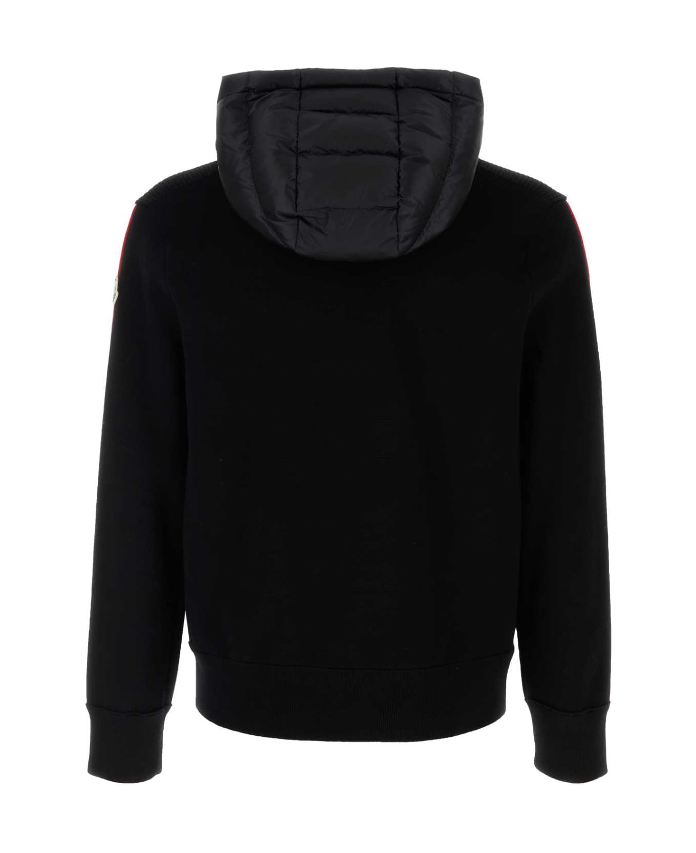 Moncler Cardigan With Padded Hood - 999