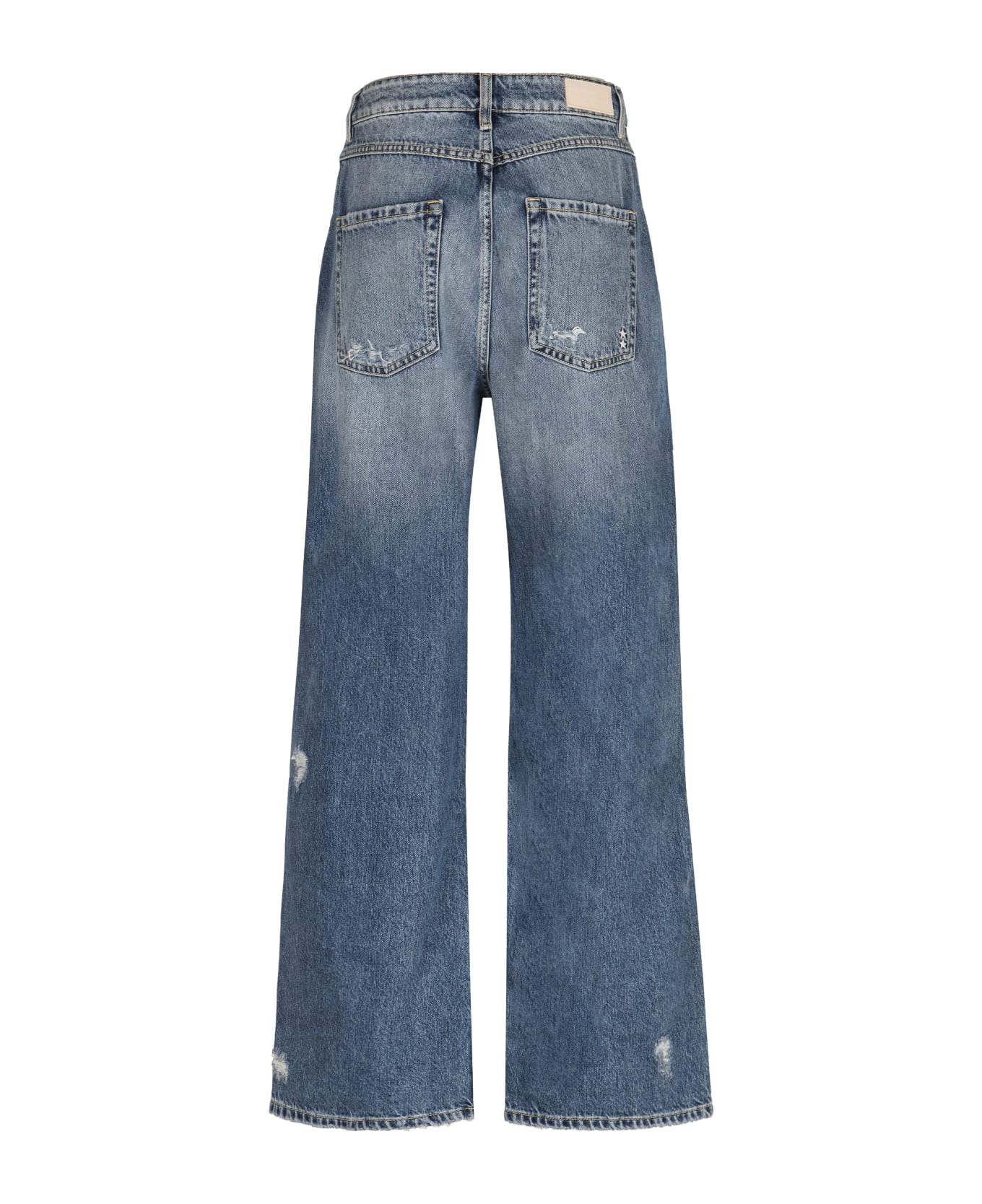 Icon Denim Poppy Wide-leg Jeans - Denim