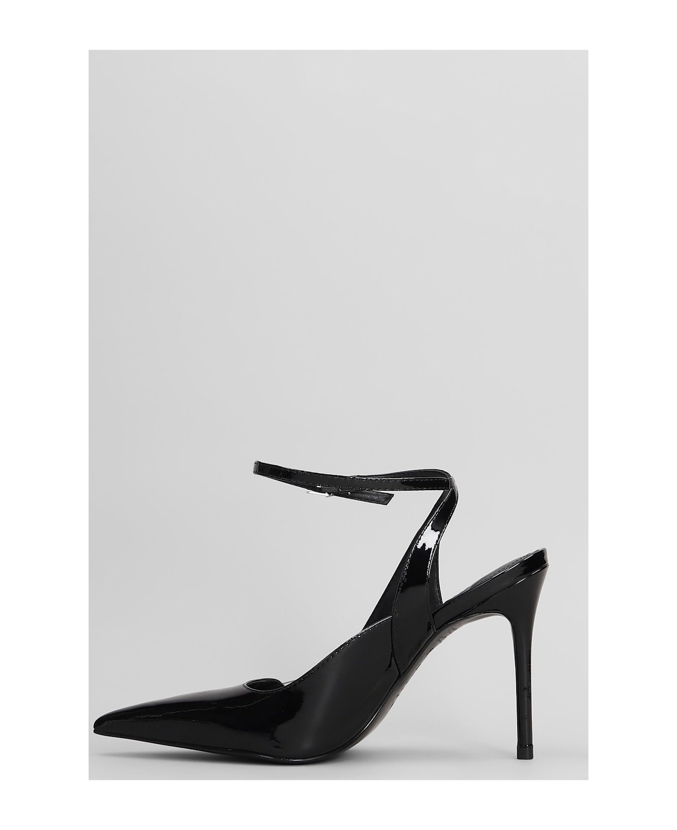 Schutz Pumps In Black Patent Leather - black