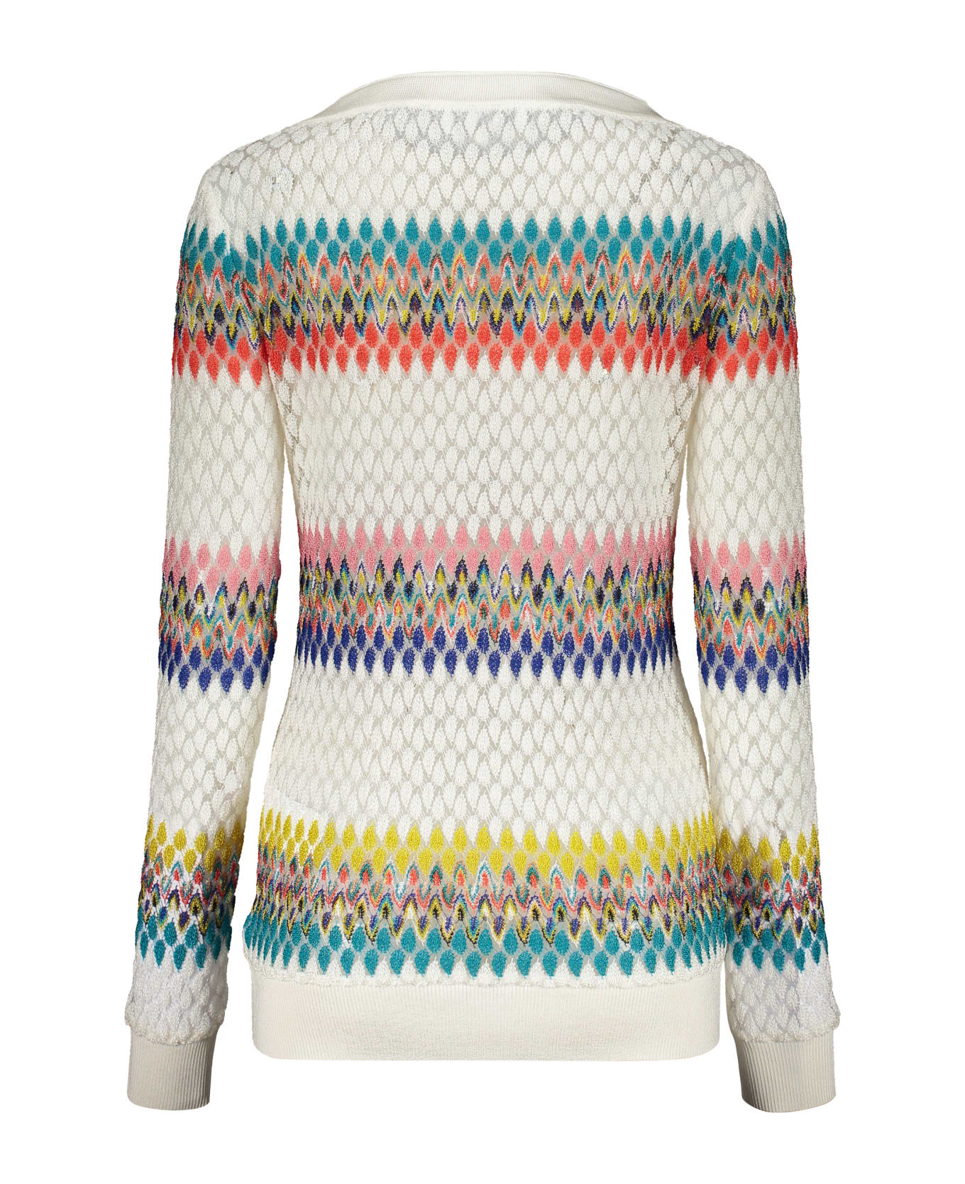 M Missoni Long Sleeve Sweater - Multicolor
