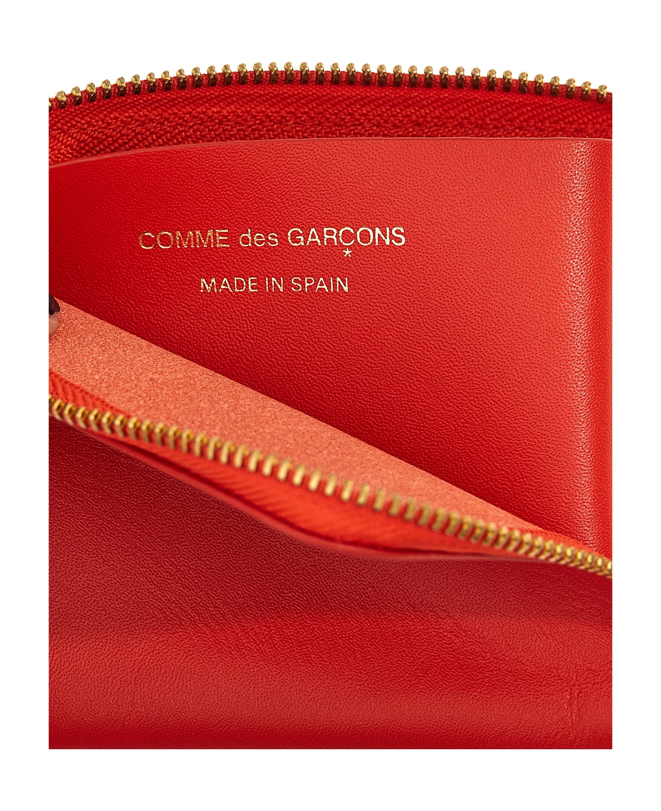 Comme des Garçons Wallet 'classic Leather Line' Wallet - Orange