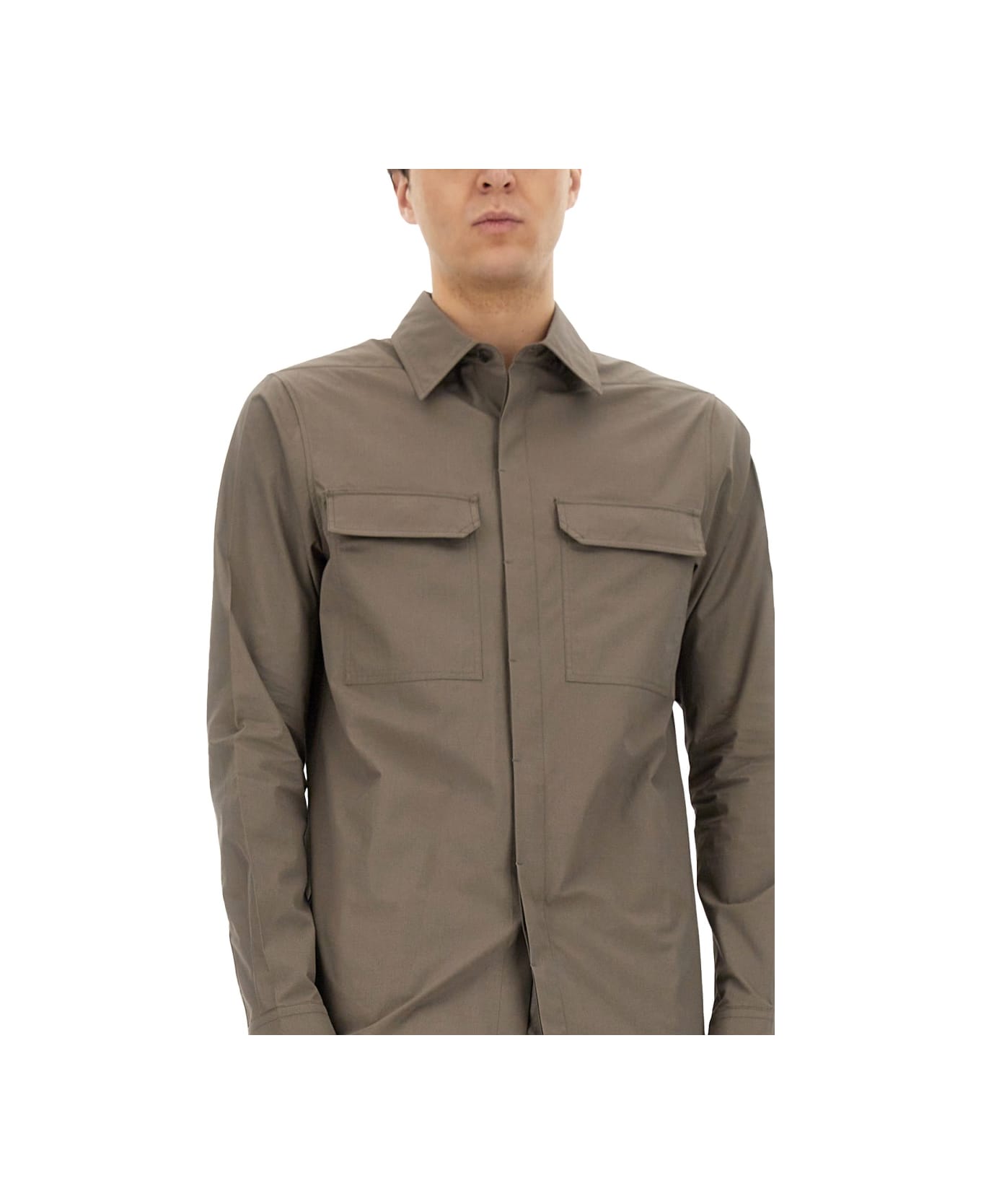 Rick Owens Work Shirt - GREY