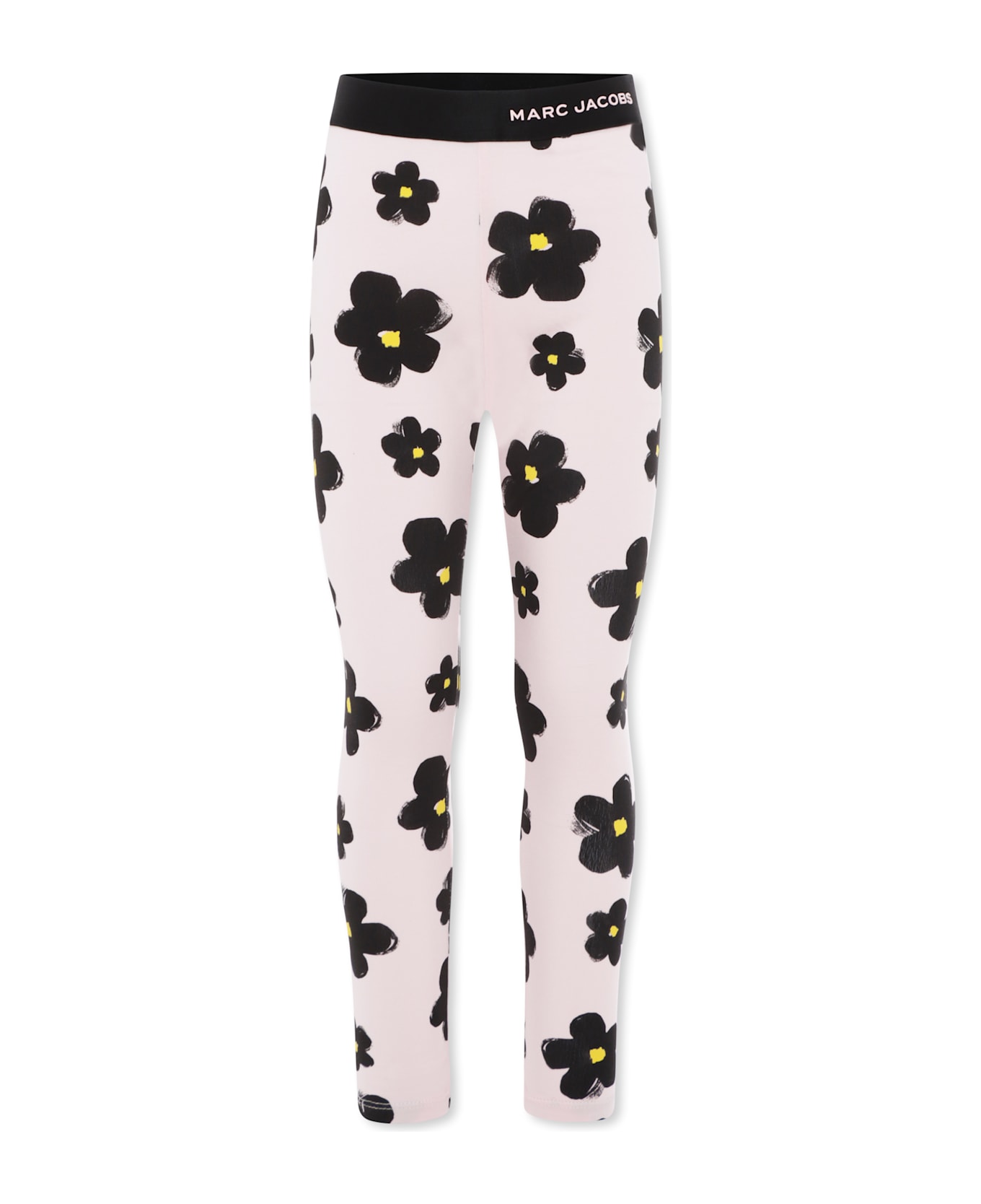 Marc Jacobs Pink Leggings For Girl With Flower - Pink