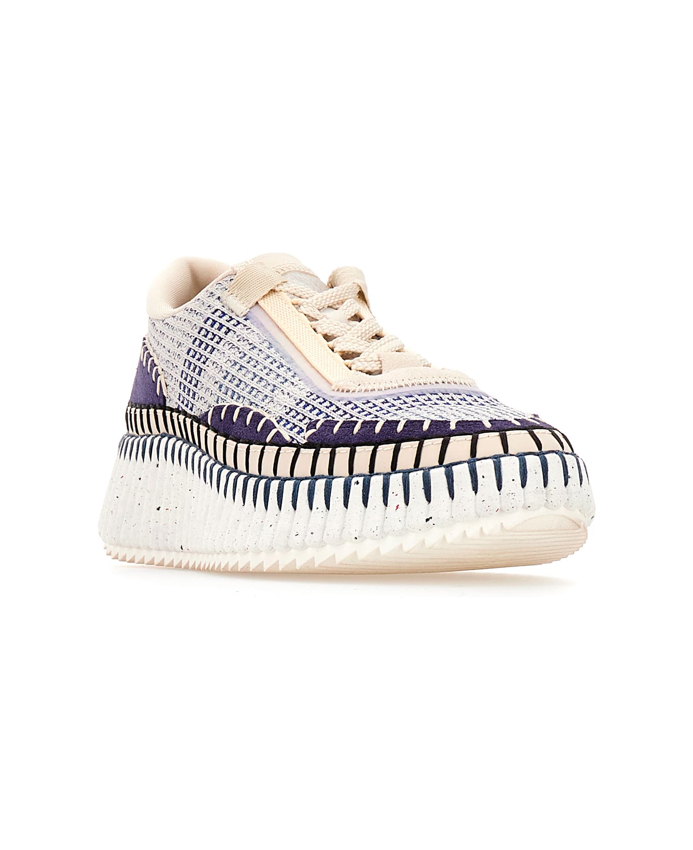 Chloé Multicolor Fabric Nama Sneakers - 411