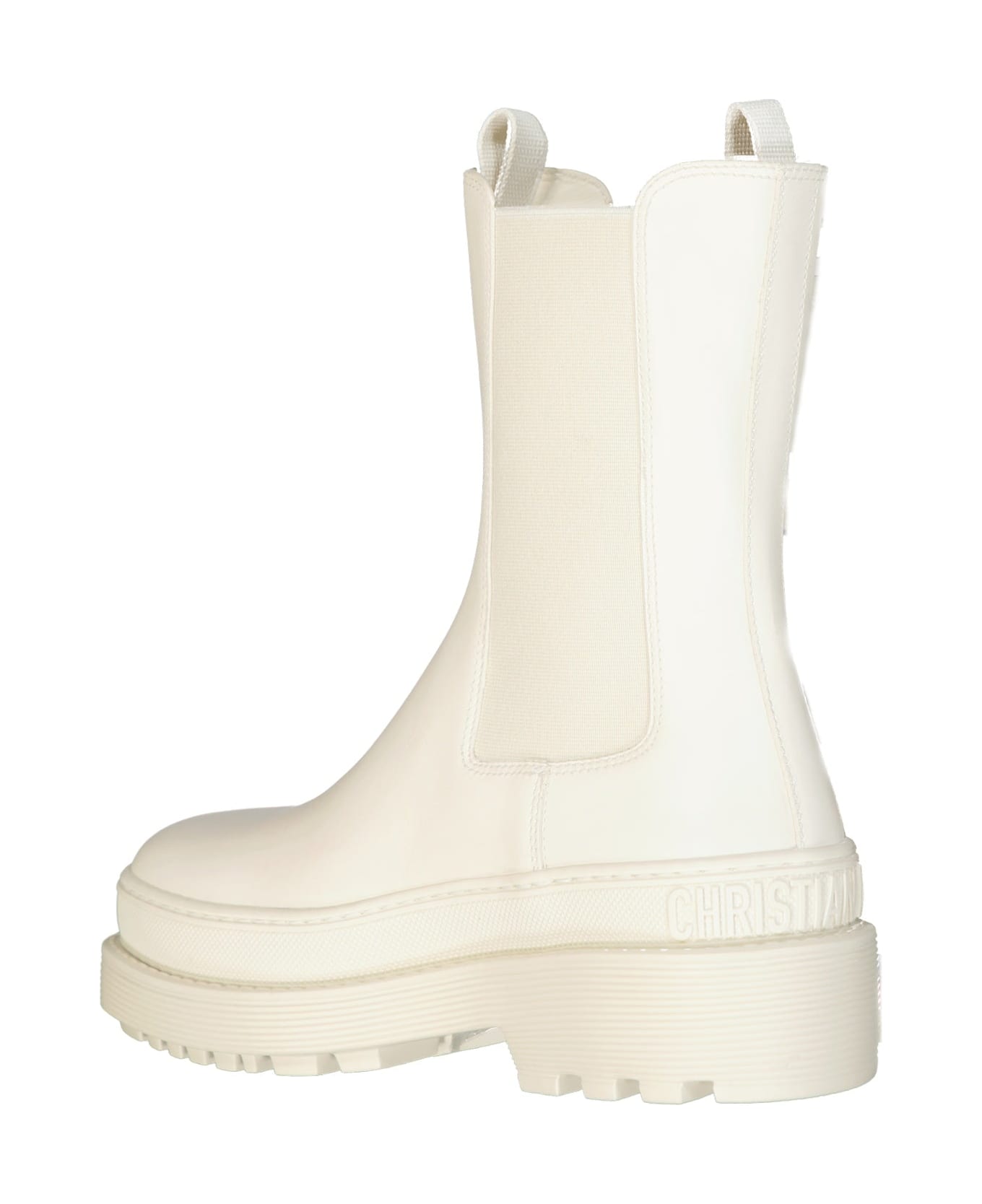 Dior Leather Boots - White