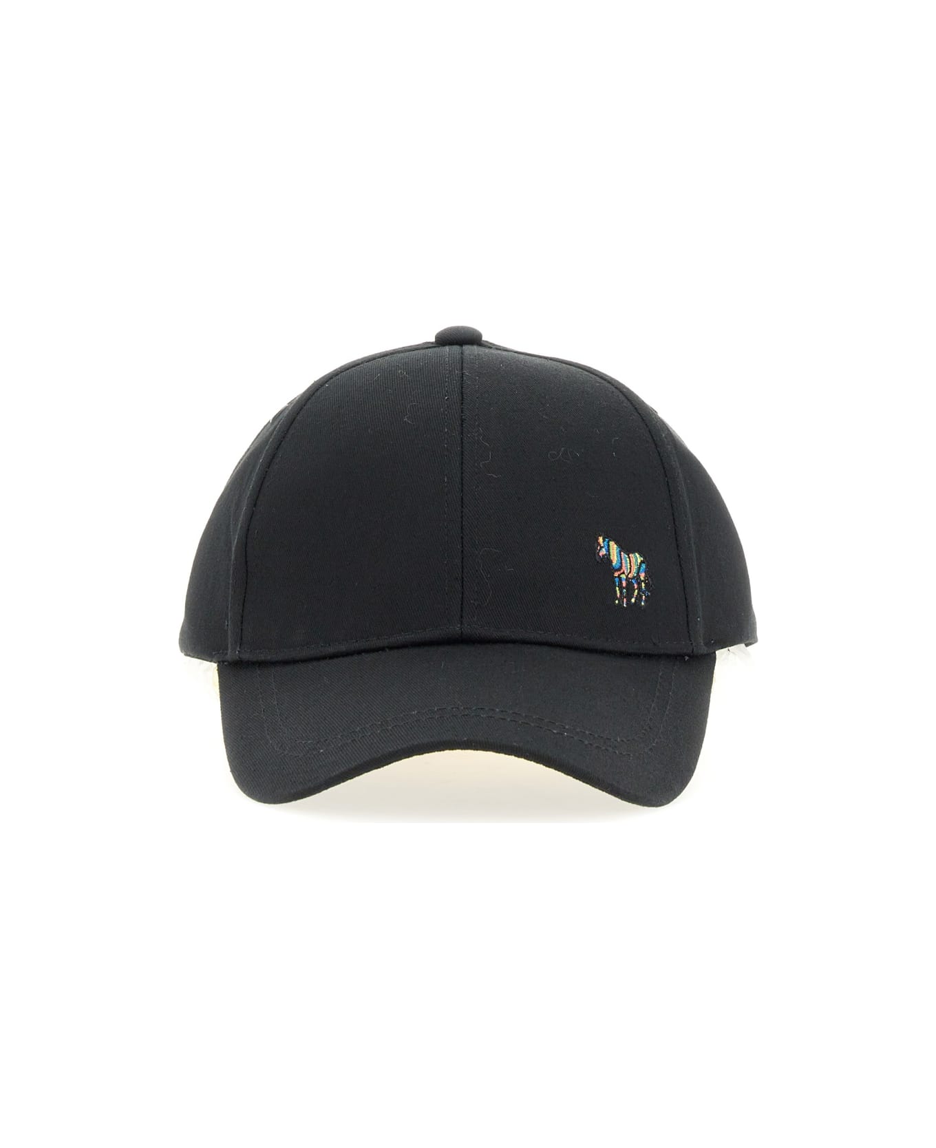 PS by Paul Smith Baseball Cap With "zebra" Logo - BLACK 帽子