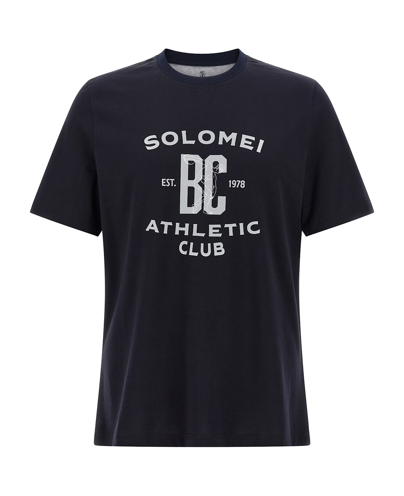 Brunello Cucinelli Printed T-shirt - Blue
