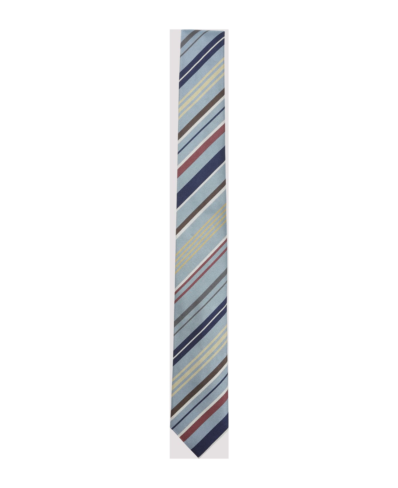 Paul Smith Reg Stripe Tie - Blue