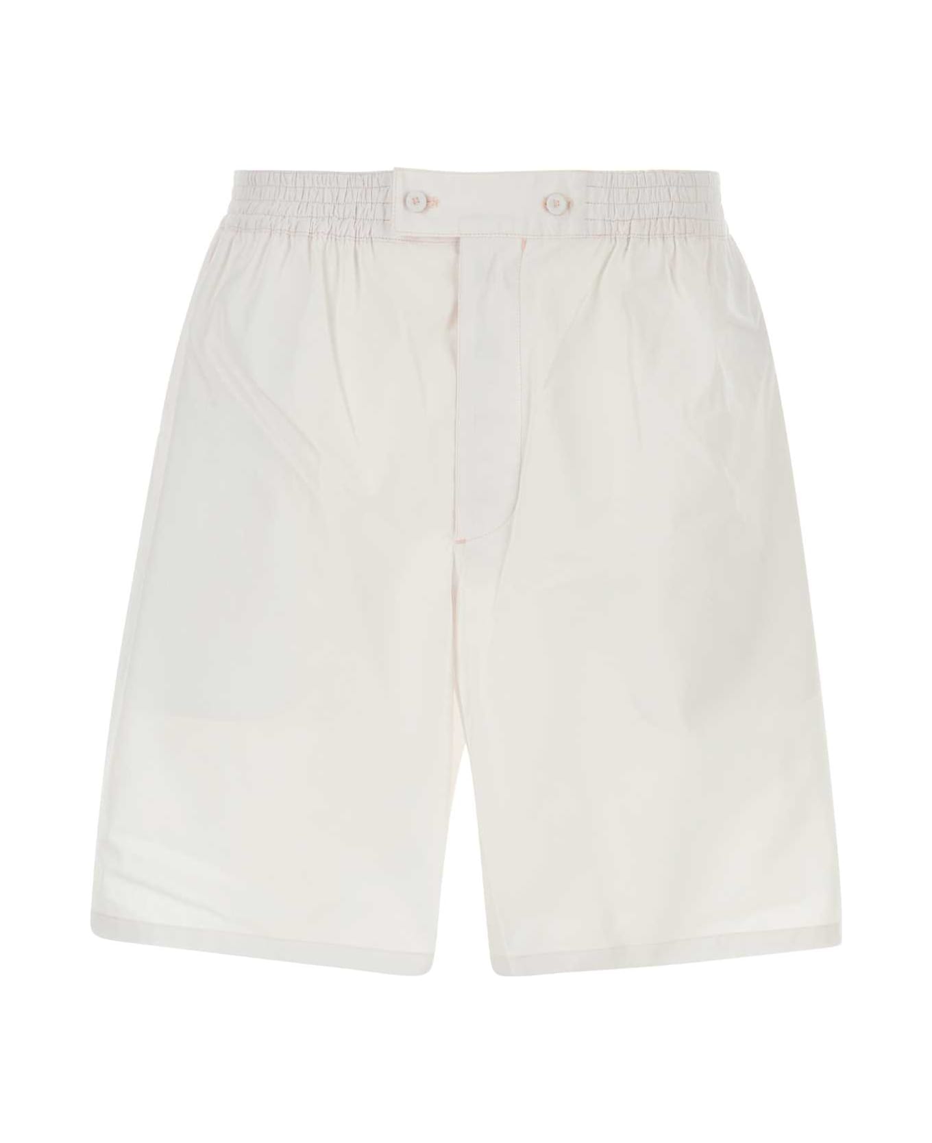 Prada Light Pink Cotton Bermuda Shorts - PETALO