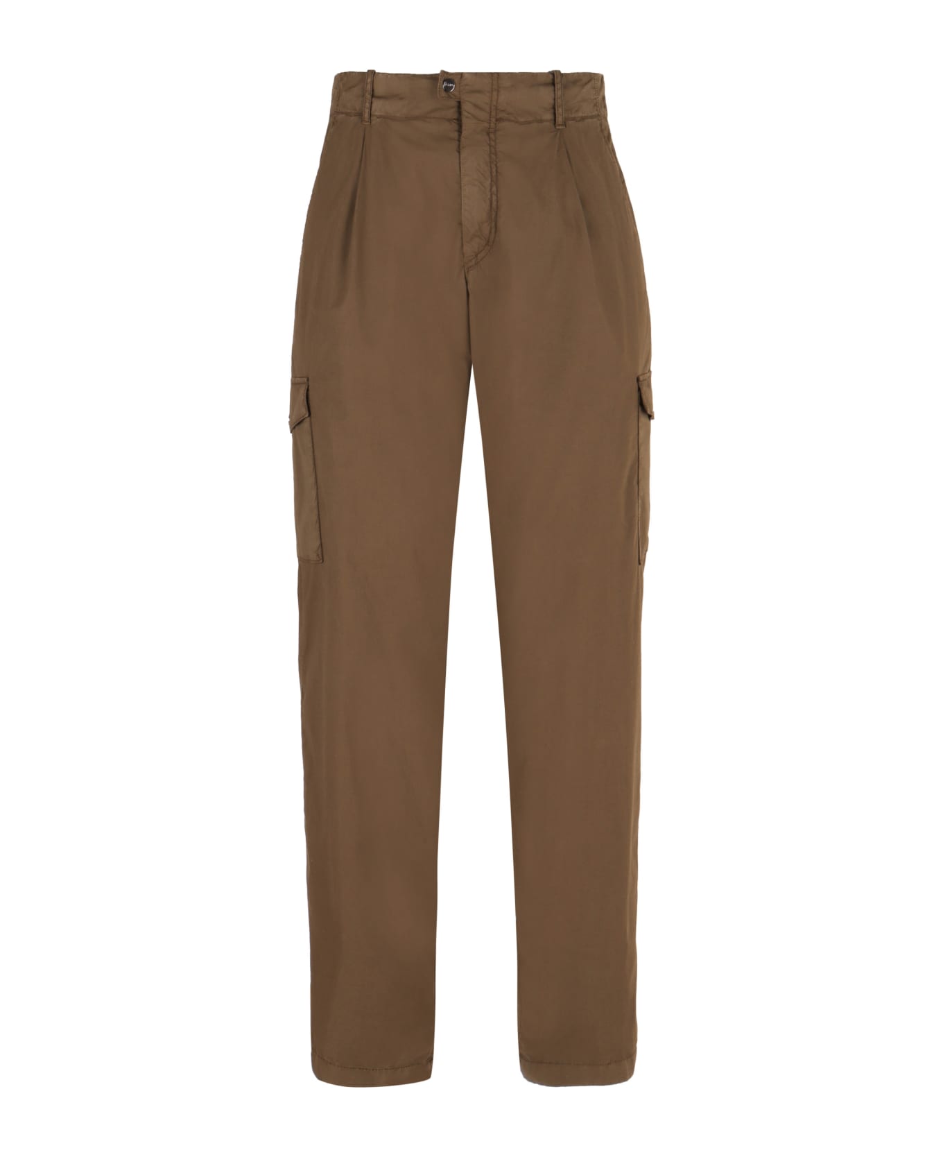 Herno Cotton Cargo-trousers - Beige ボトムス