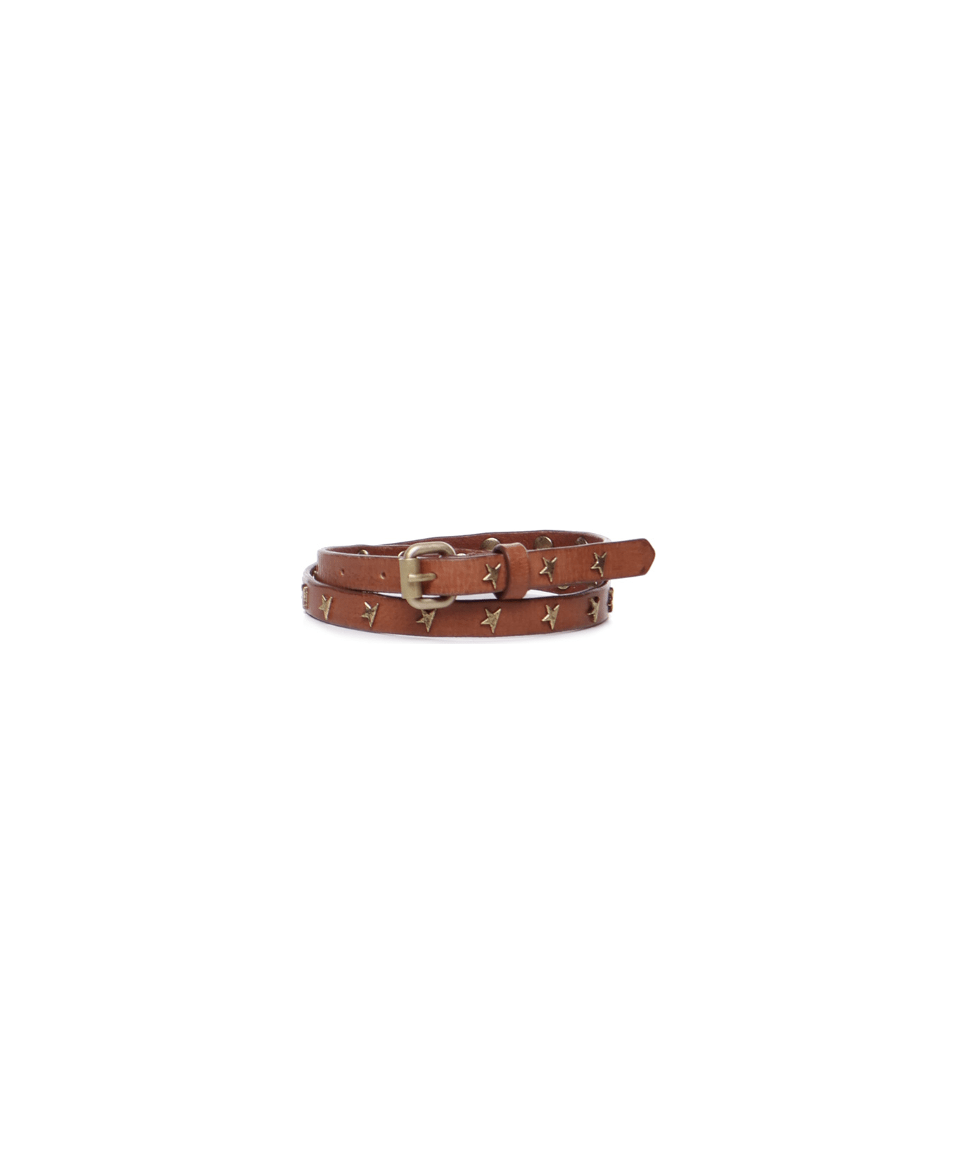 Golden Goose Leather Belt - Brown