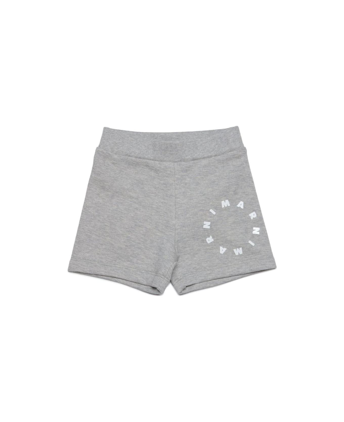 Marni Shorts Con Logo - Gray ボトムス