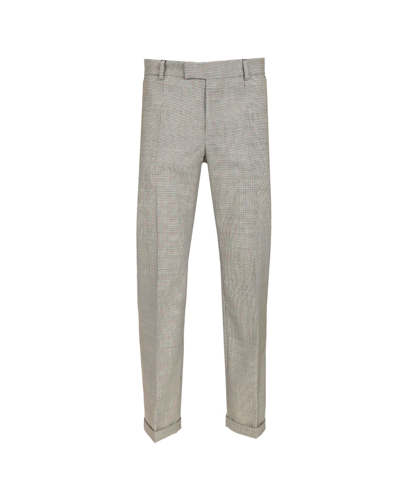Dolce 
Gabbana Pied De Poule Trousers - Grey