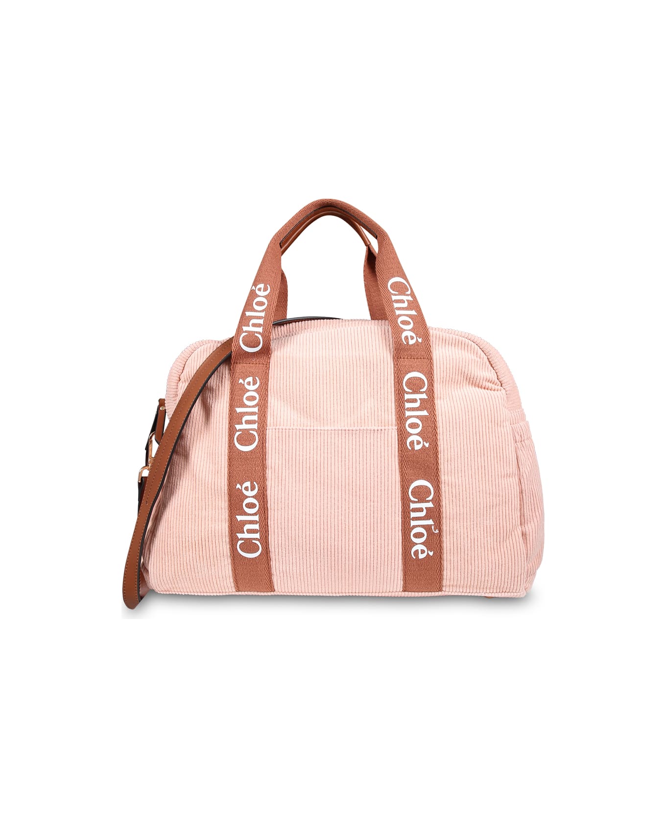 Chloé Pink Changing Bag For Baby Girl With Logob - Pink