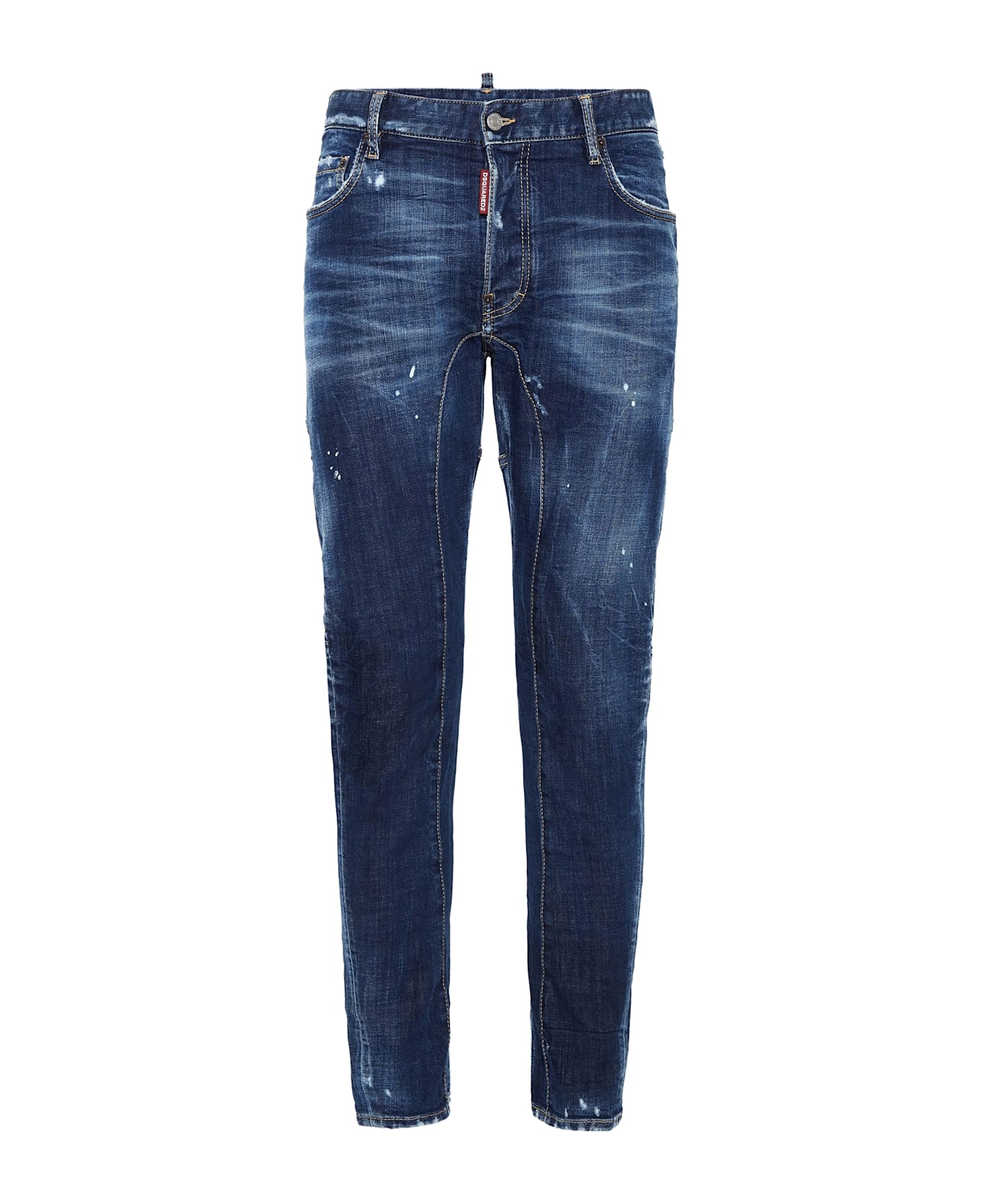 【DSQUARED2】Tidy biker jean DSQUARED2 Tidy Biker Cotton Denim Jeans Dsquared2