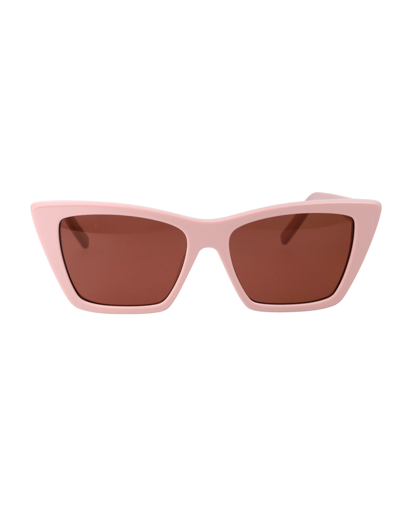 Saint Laurent Eyewear Sl 276 Mica Sunglasses - 058 PINK PINK BROWN