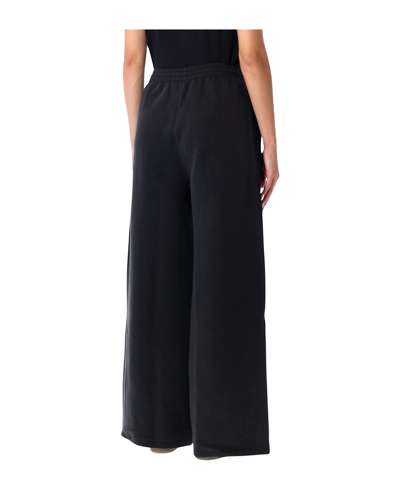 Adidas Originals Black Spacer 3-stripes Track Pants - BLACK