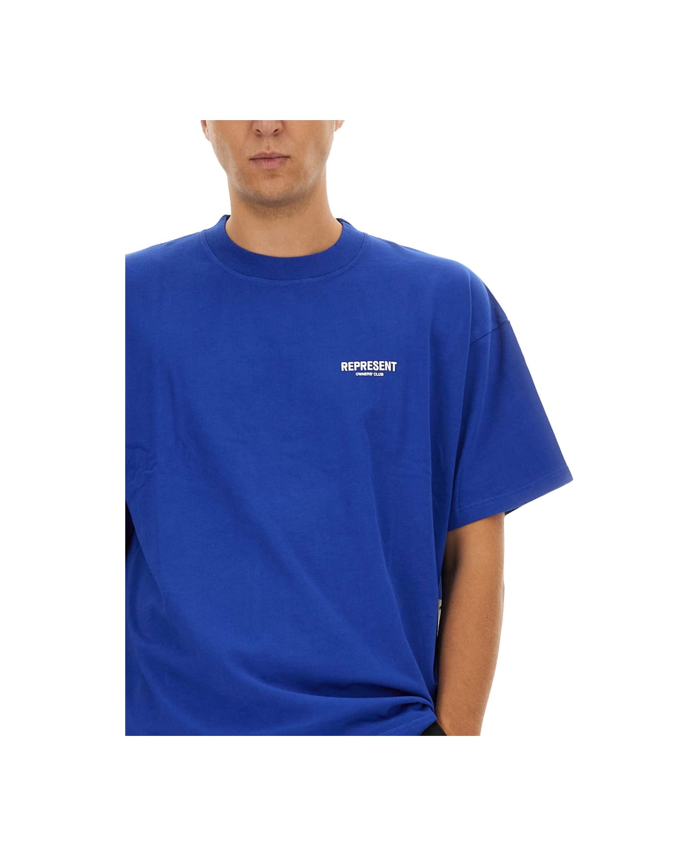 REPRESENT T-shirt With Logo - Blue