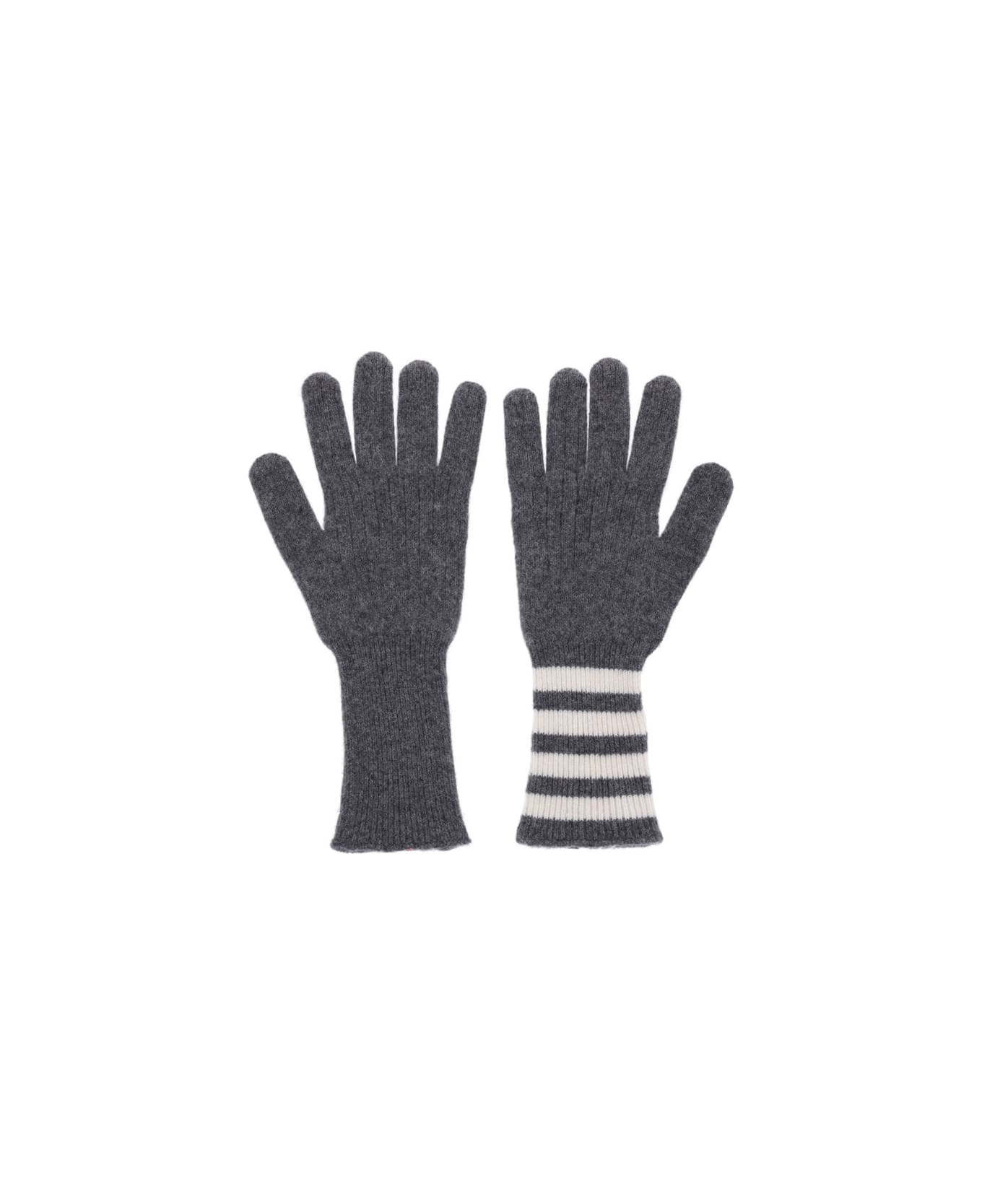 Thom Browne 
4-bar
 Cashmere Gloves - Gray