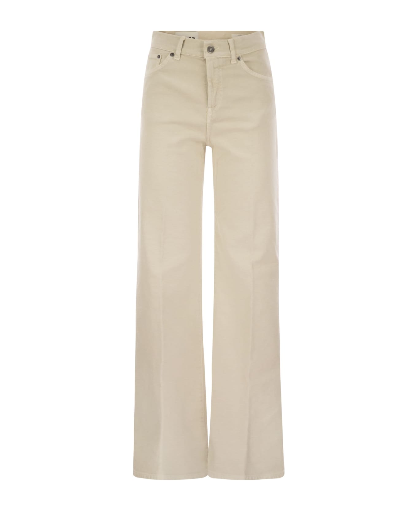 Dondup Amber - Wide-leg Jeans - Ivory