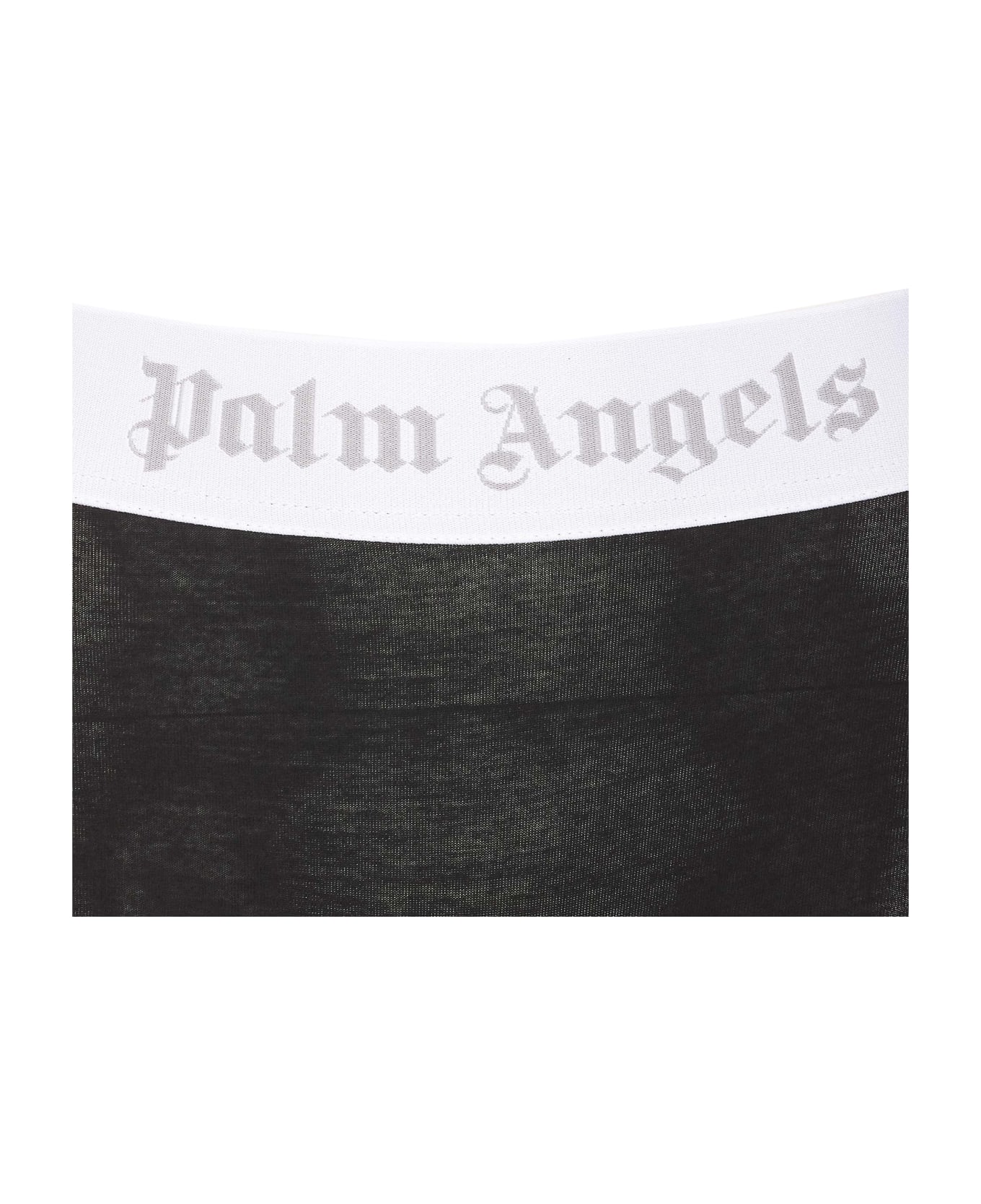 Palm Angels Classic Logo High Brazil Slip - BLACK