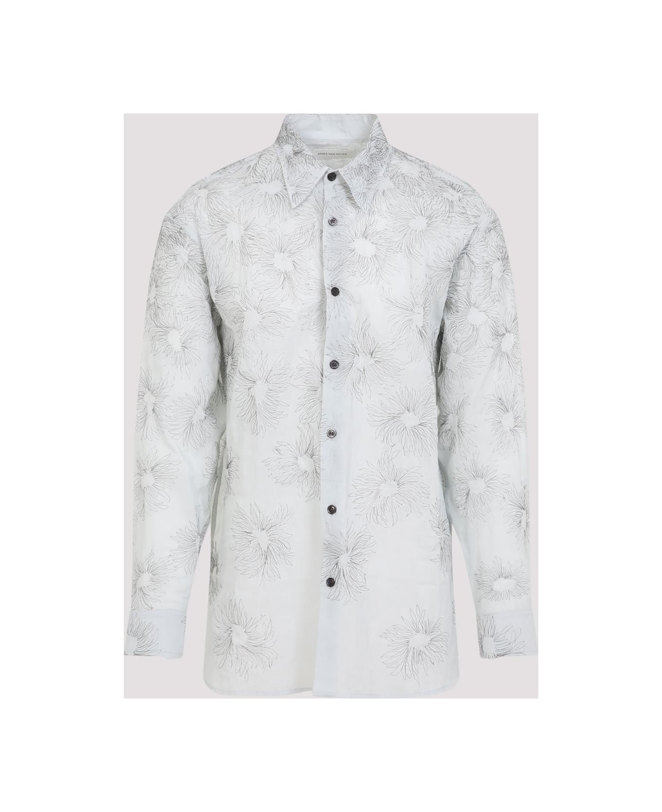 Dries Van Noten Croom Emb Shirt - White