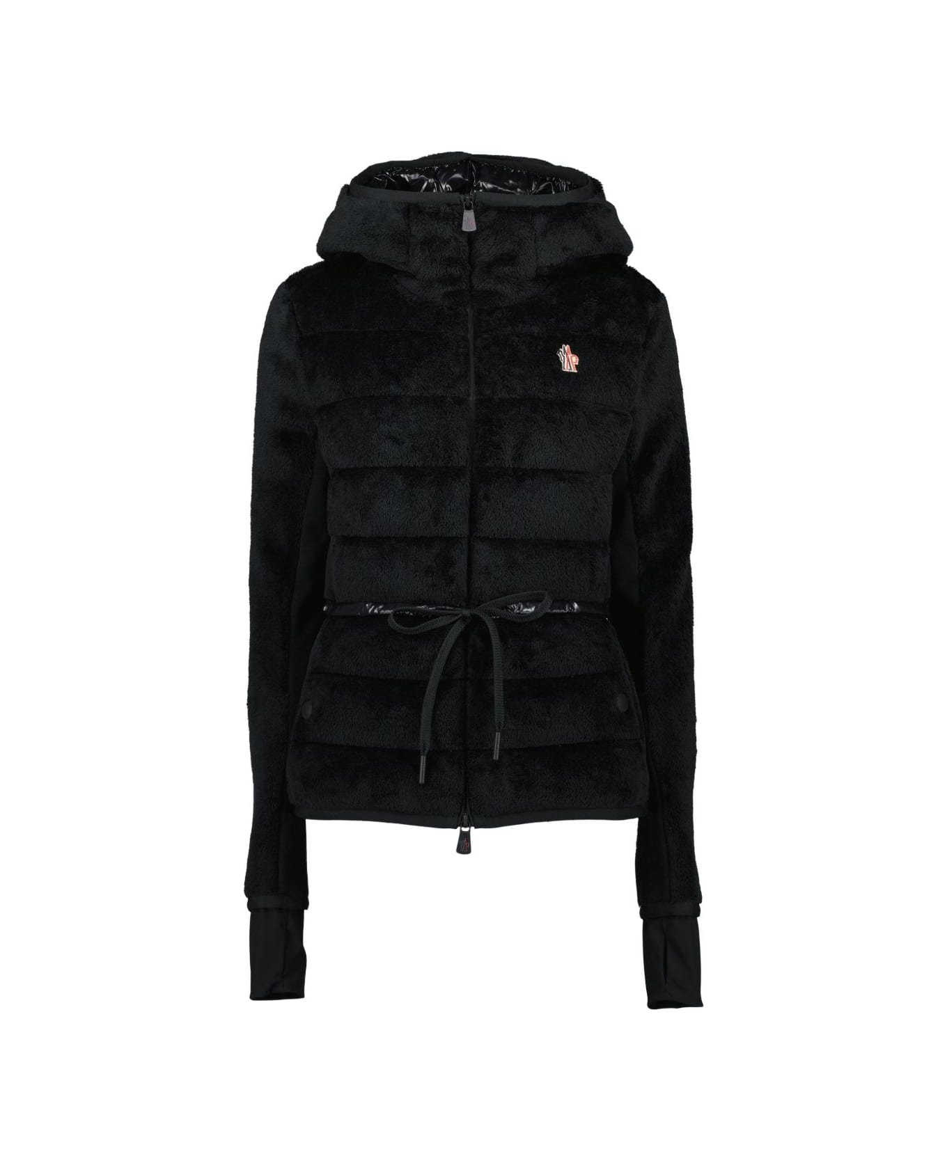 Moncler Grenoble Zip-up Polartec Jacket - Black