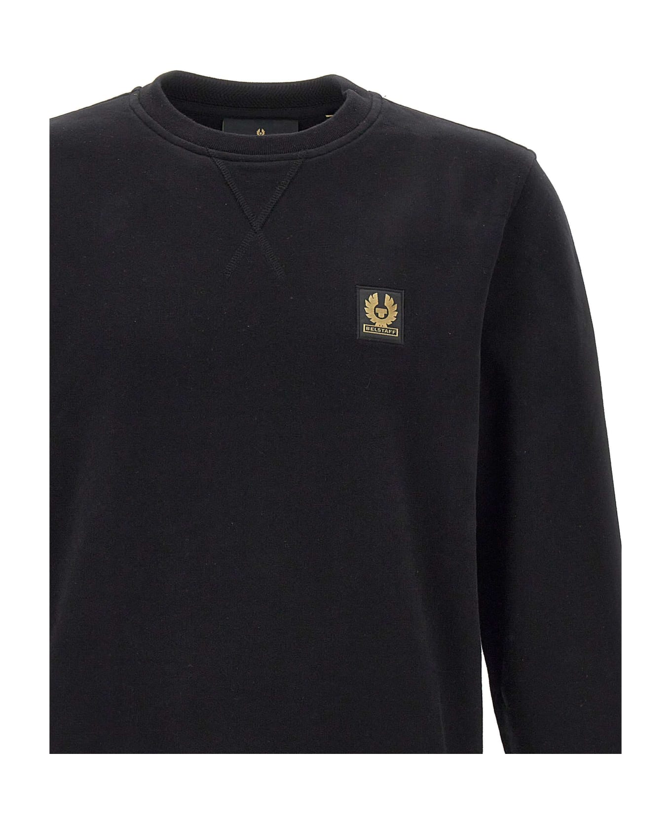 Belstaff Cotton Sweatshirt - BLACK