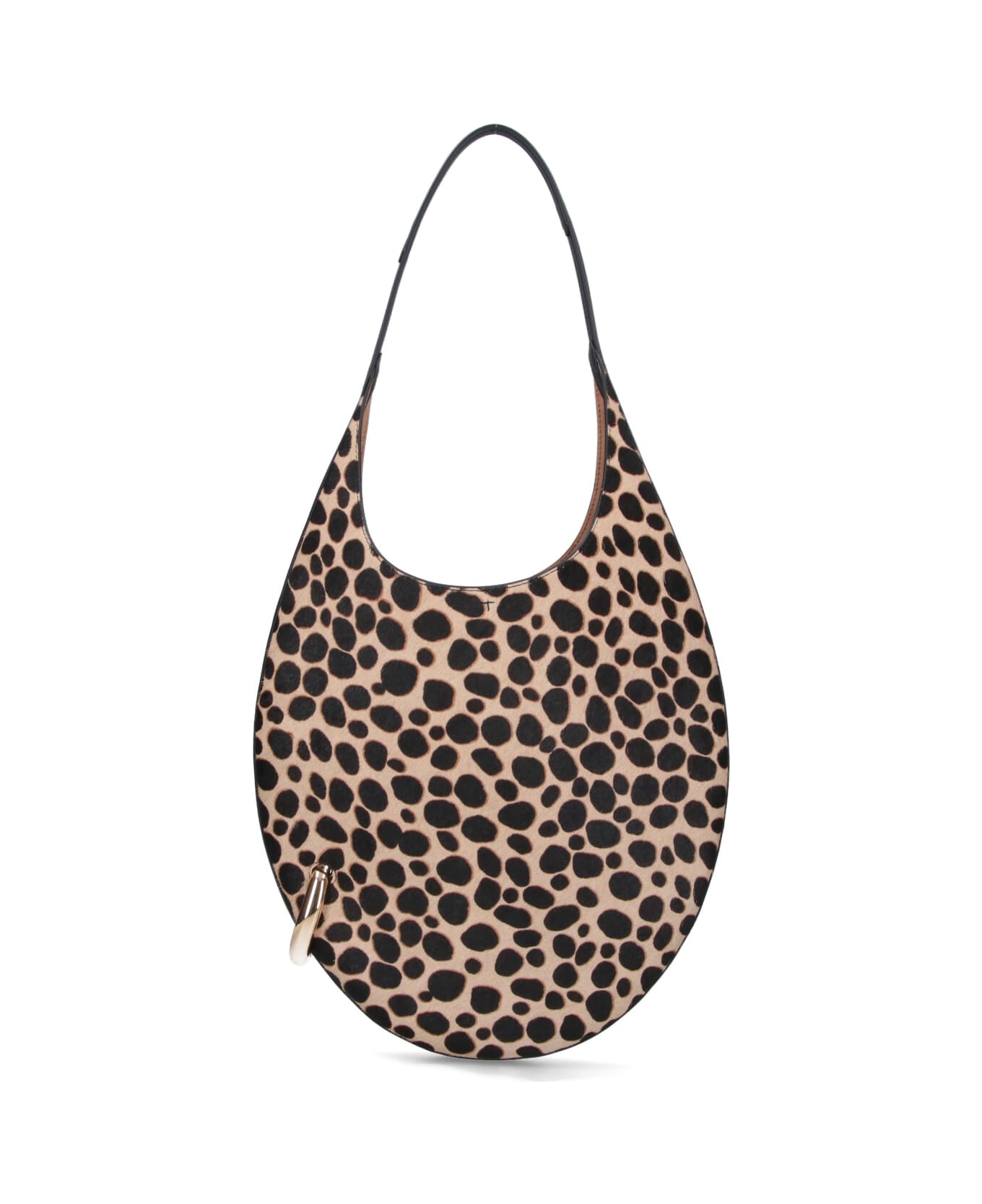 Tory Burch Animal Print Hobo Bag "pierced " - Multicolor
