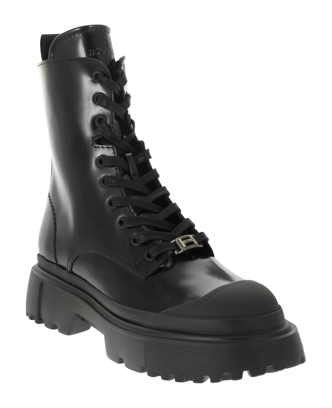 Hogan H619 - Combat Boots - Black