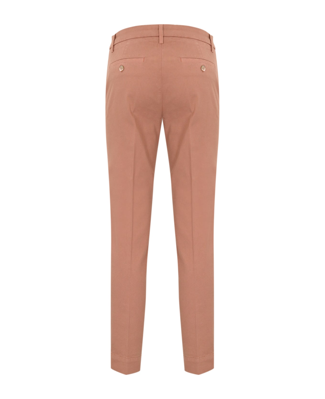 Re-HasH Gloria Capri Chino Trousers - Mattone