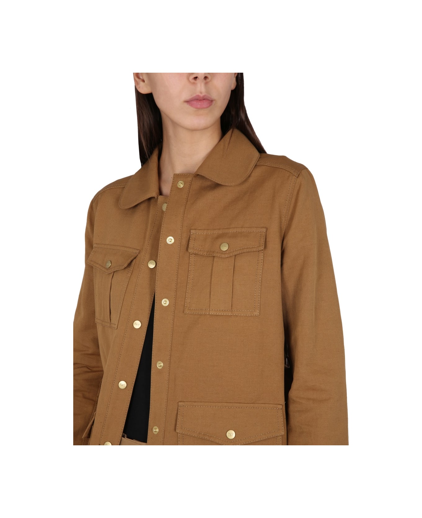 Fay Safari Jacket - BROWN