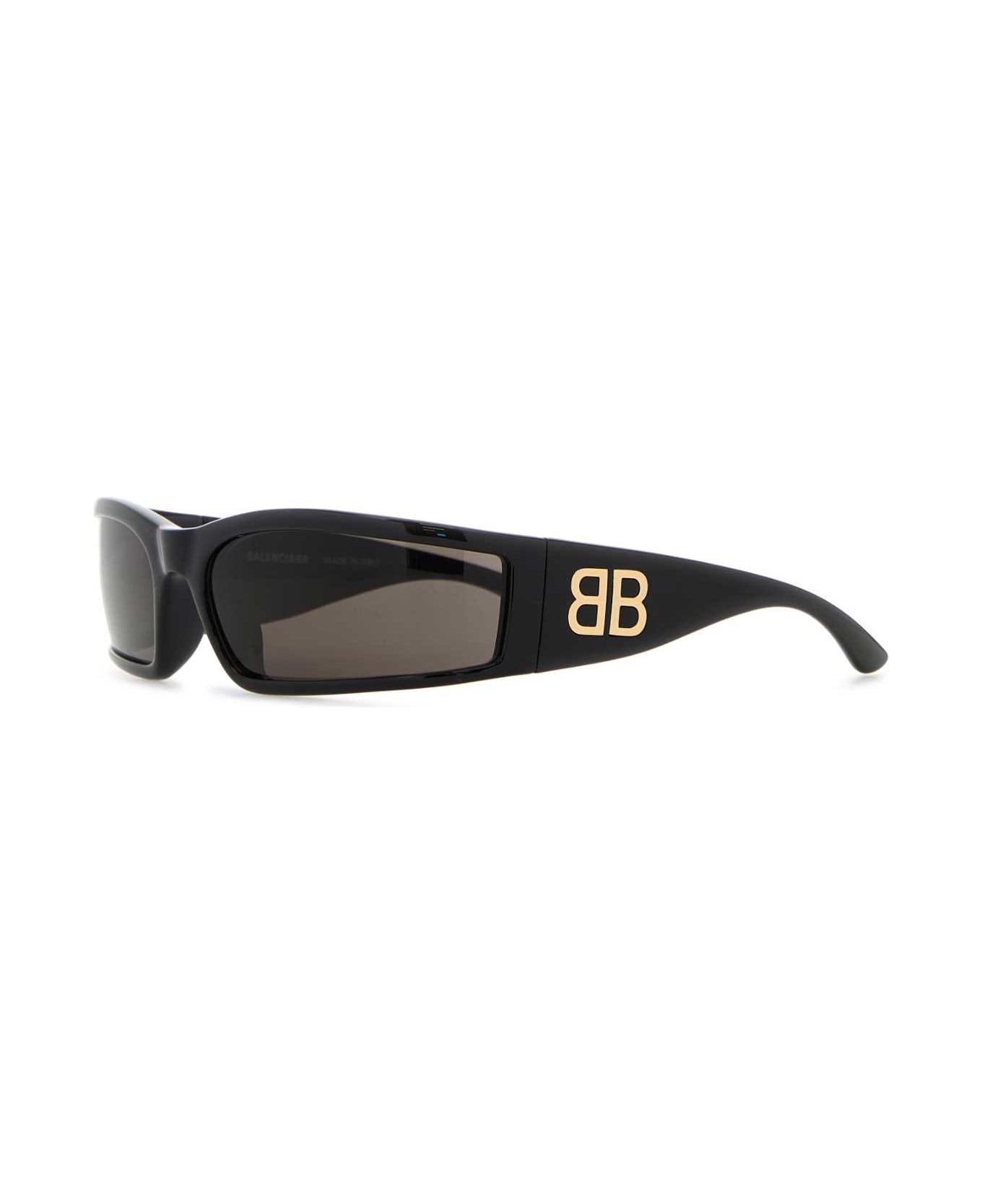 Balenciaga Black Acetate Sunglasses - Black