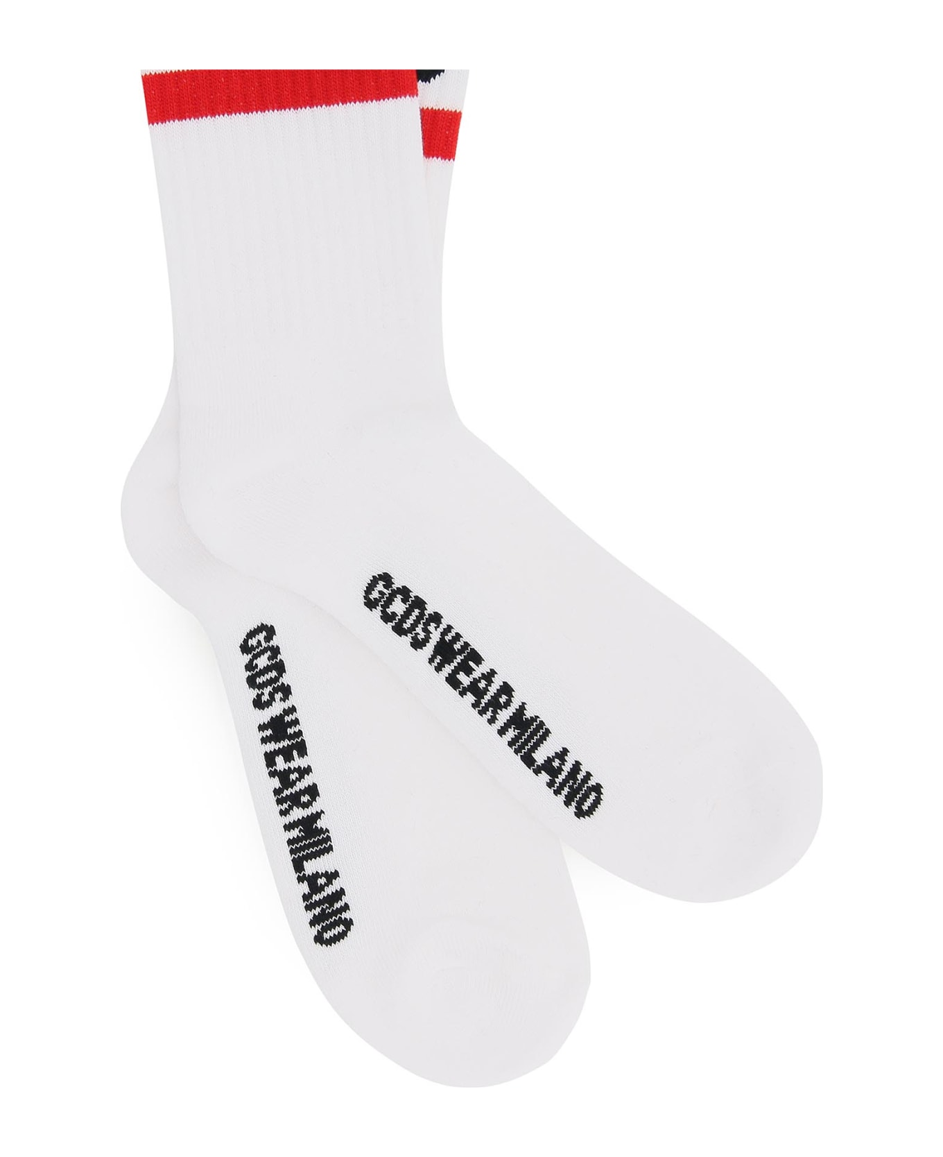 GCDS Sports Socks - White 靴下＆タイツ