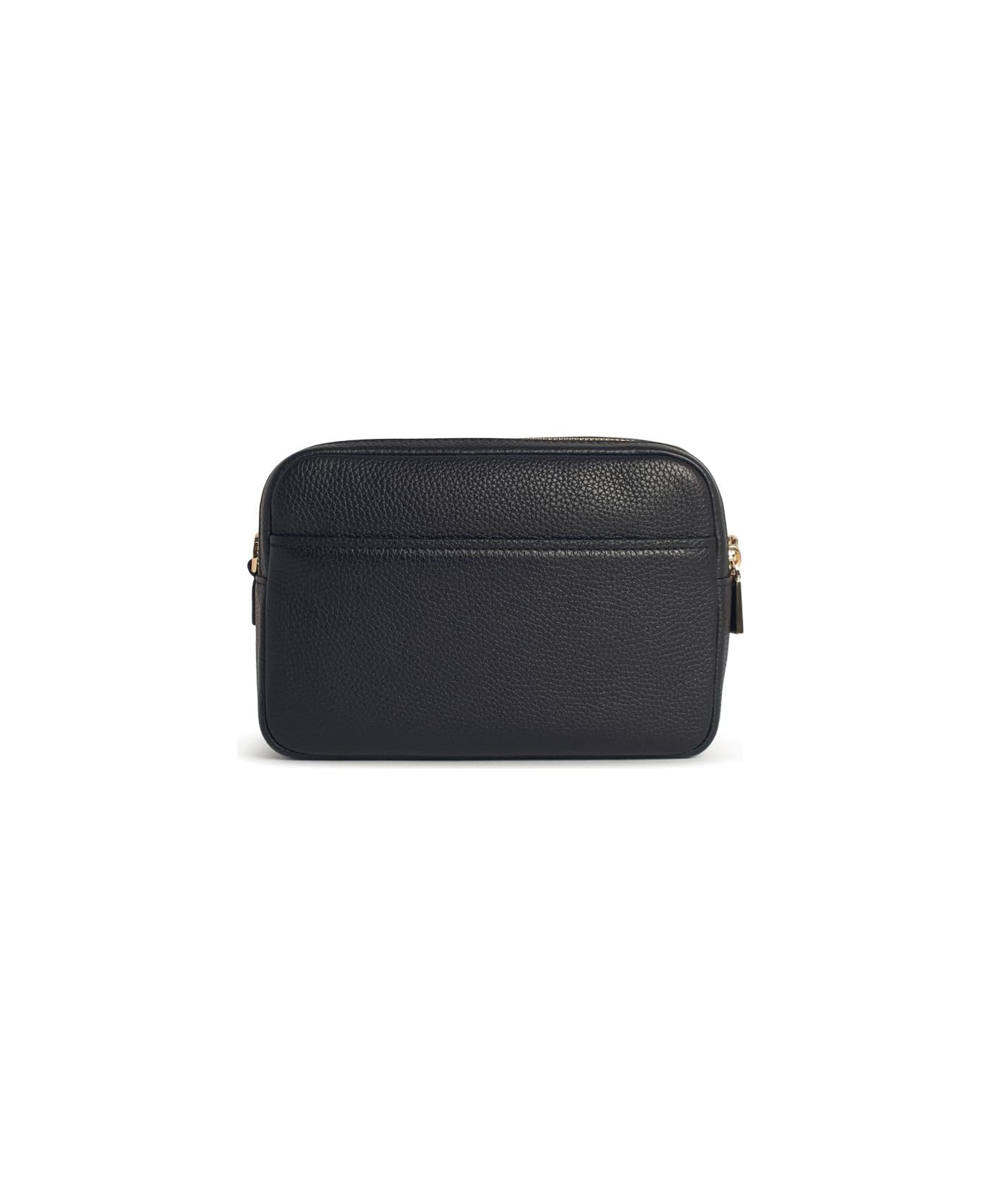Michael Kors 
briant
 Black Leather Bag - Black