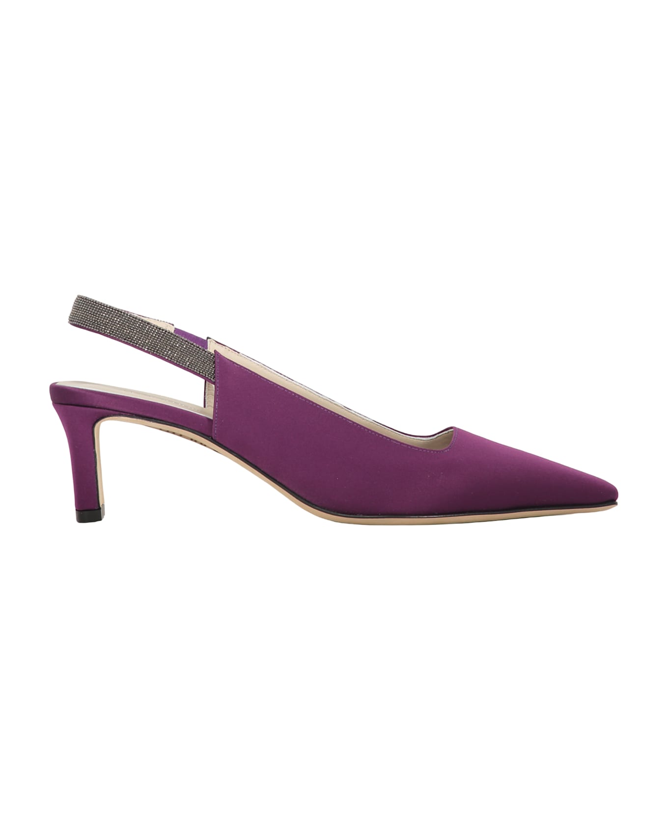 Fabiana Filippi Pointy-toe Slingbacks - purple