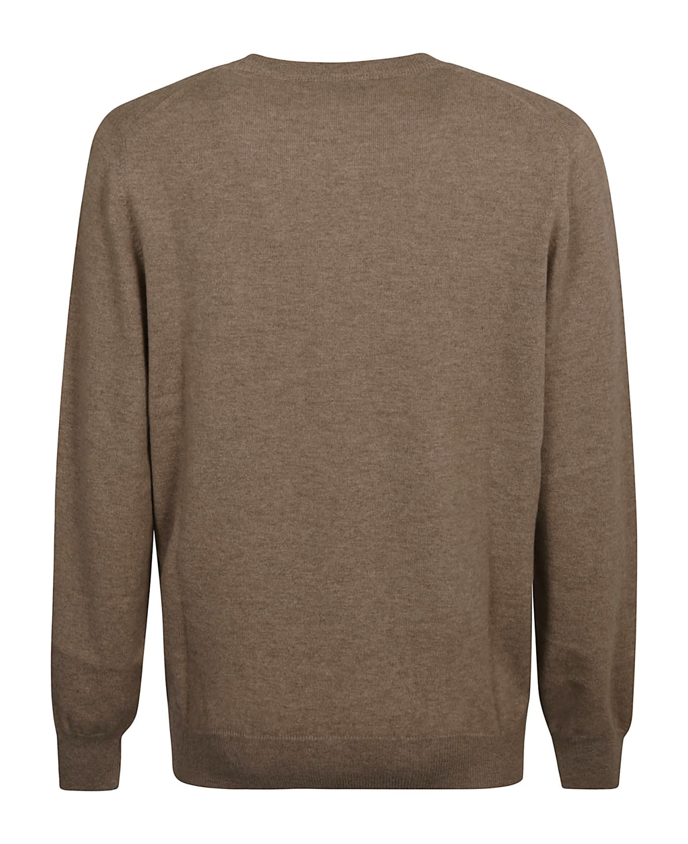Brunello Cucinelli Plain Ribbed Sweater - Brown