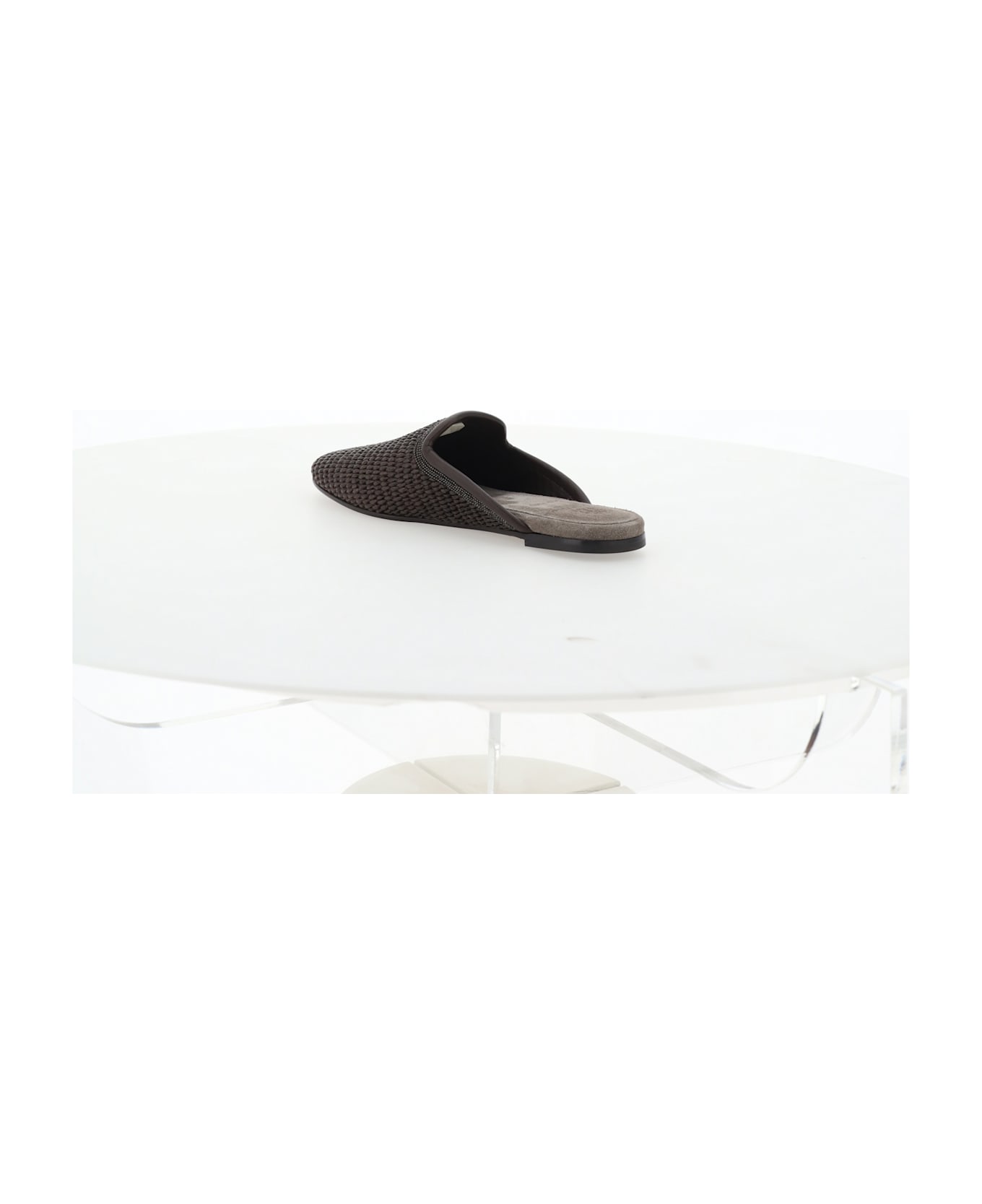 Brunello Cucinelli Mules - Testa Di Moro フラットシューズ