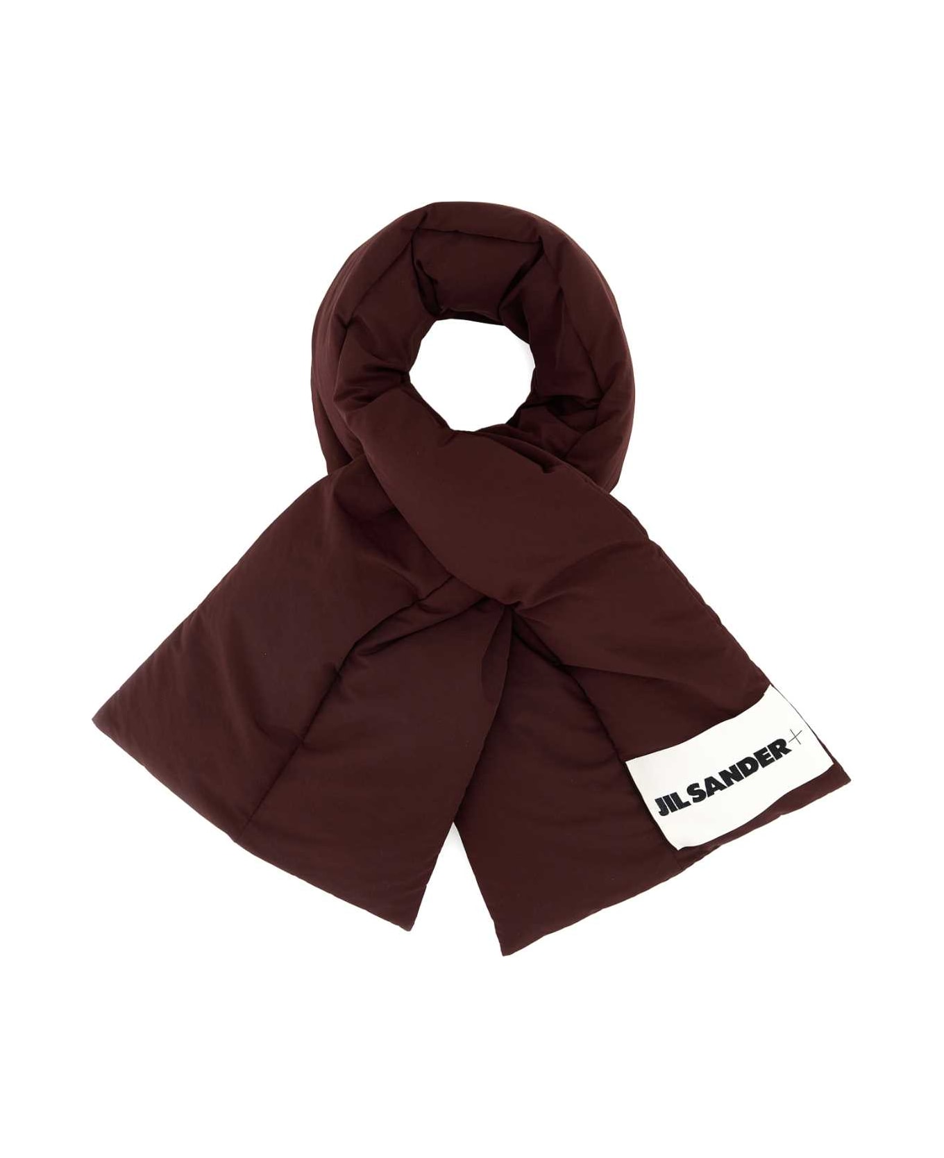 Jil Sander Chocolate Polyester Scarf - PLUM