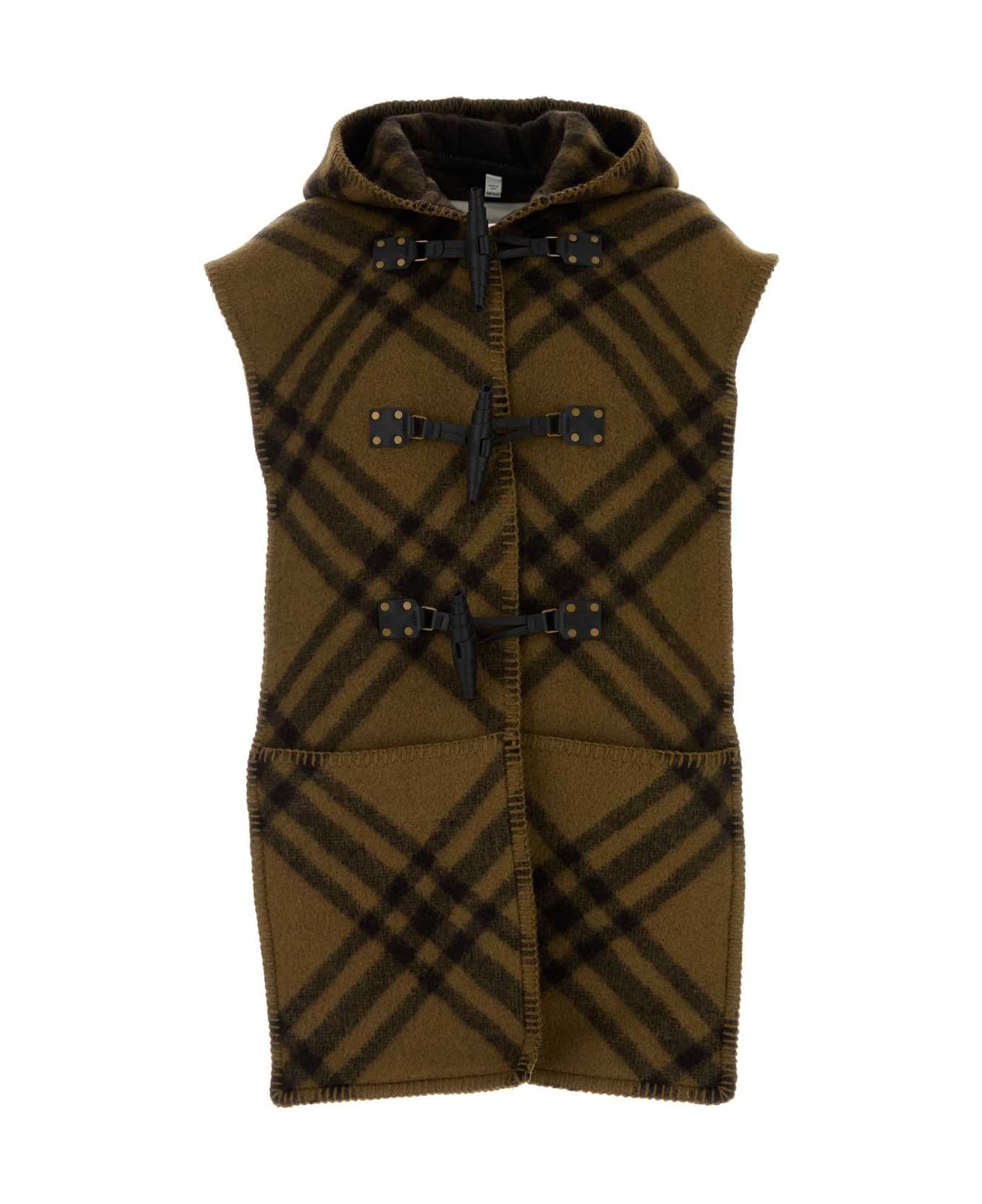 Burberry Embroidered Wool Cape - CAMP