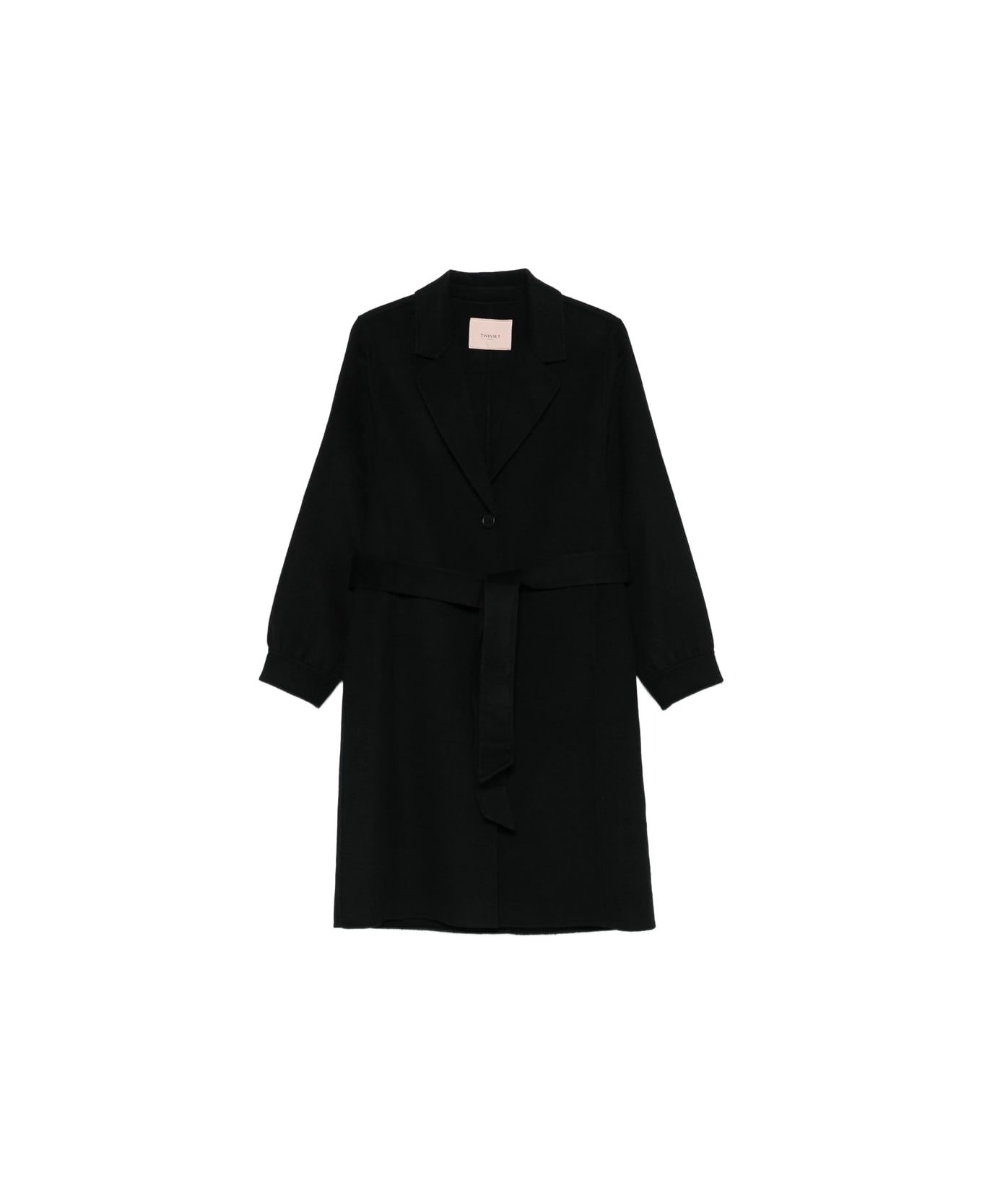 TwinSet Coat - BLACK