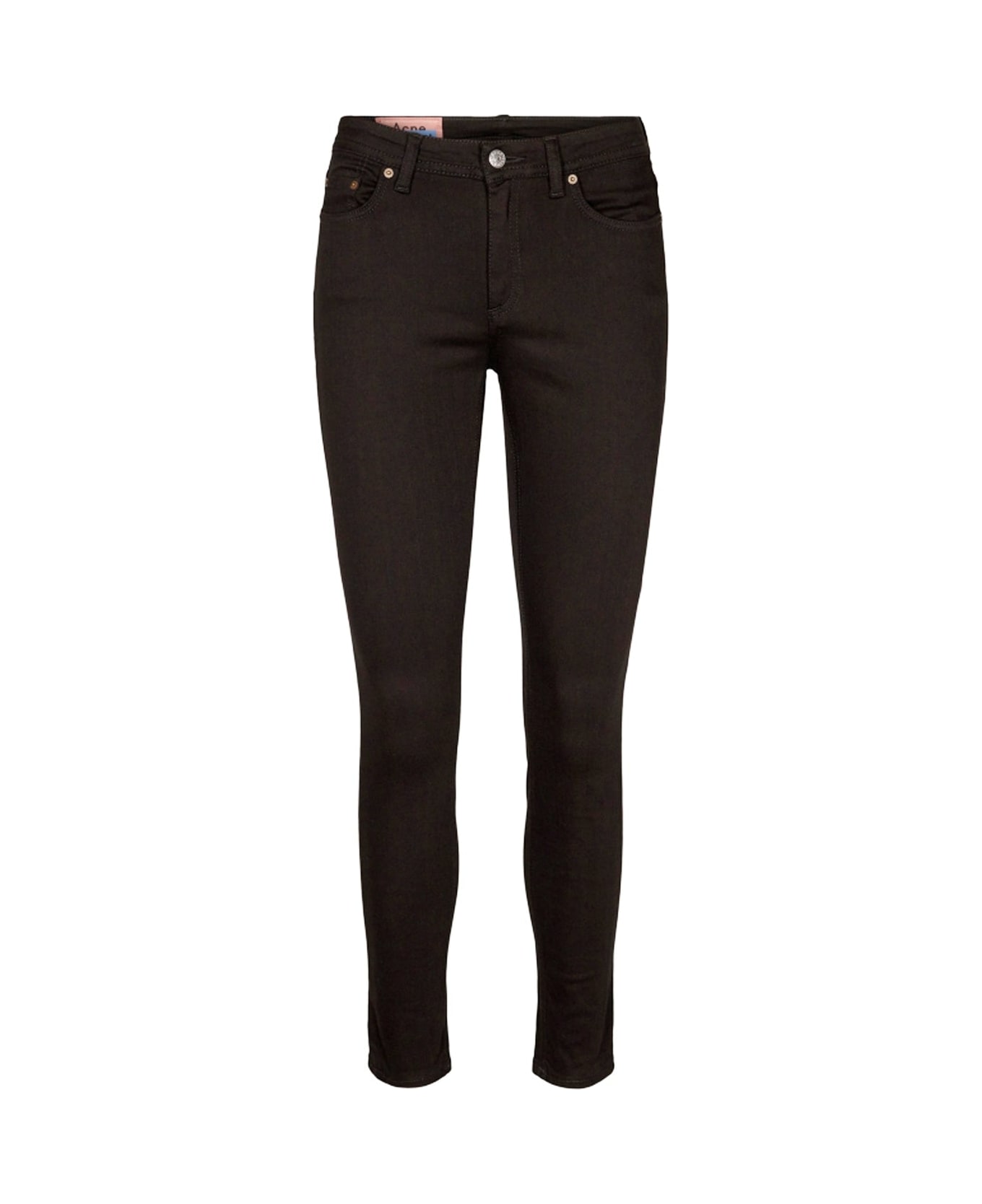 Acne Studios Blå Konst Climb Cotton Denim Jeans - Black