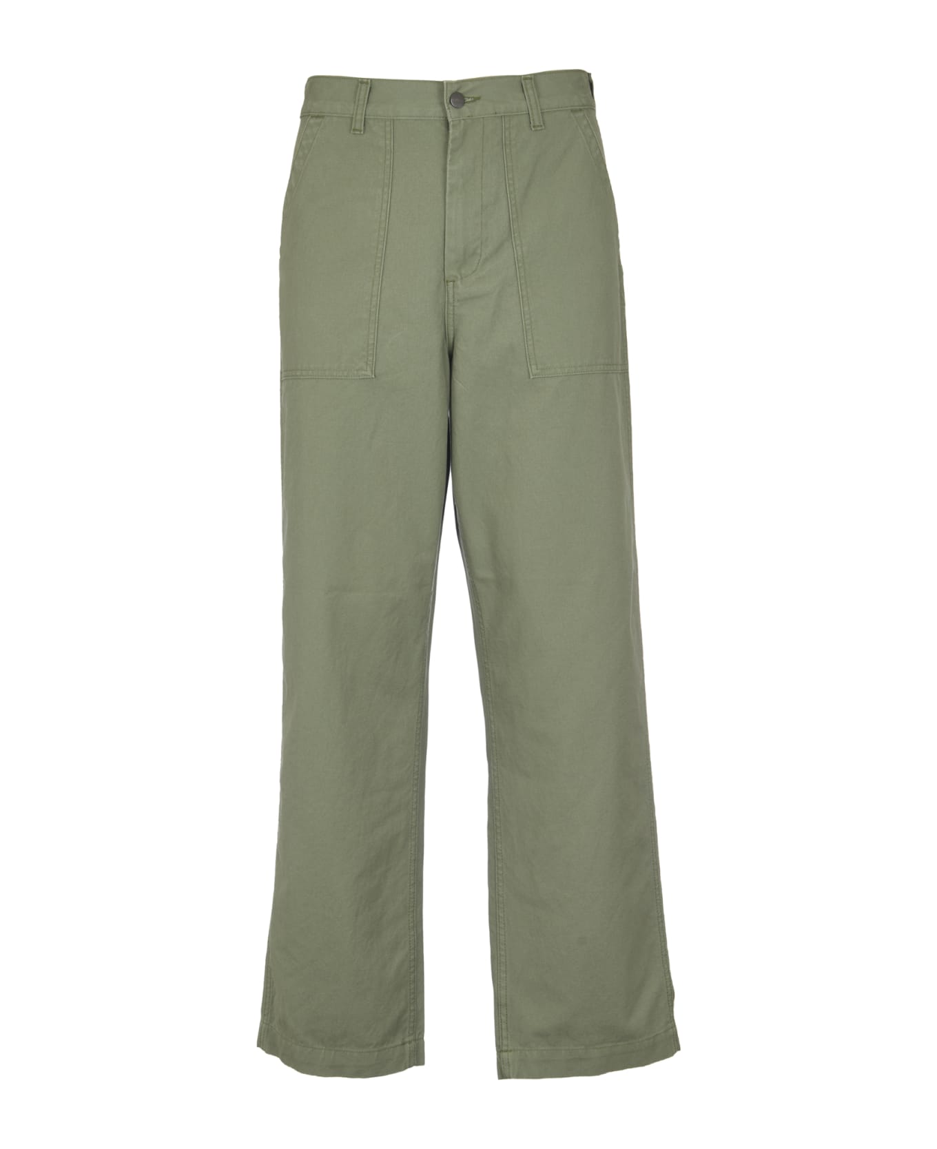 Carhartt Button Long Trousers - Dollar Green