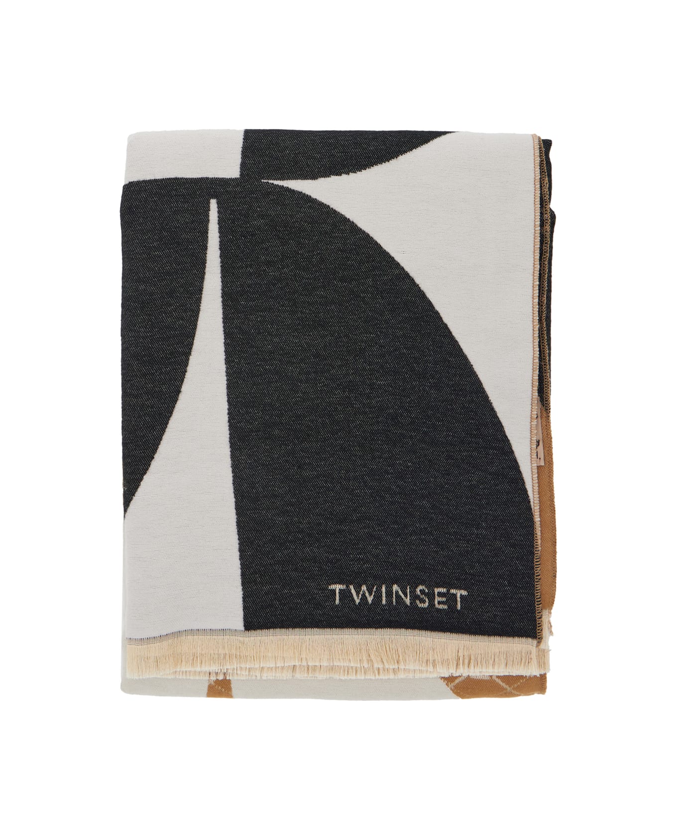 TwinSet Stola Jacq. Oval - Jacq. Oval T Mix Land