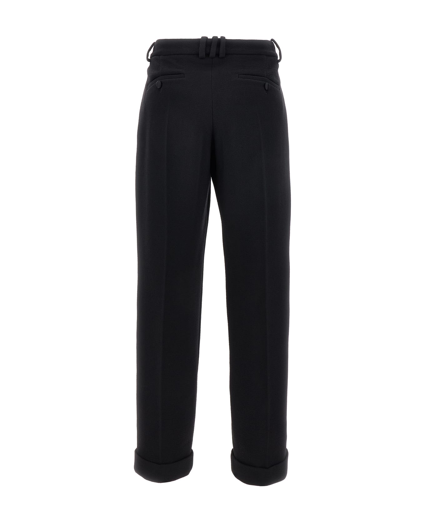 Balmain Black Wool Pant - OPA