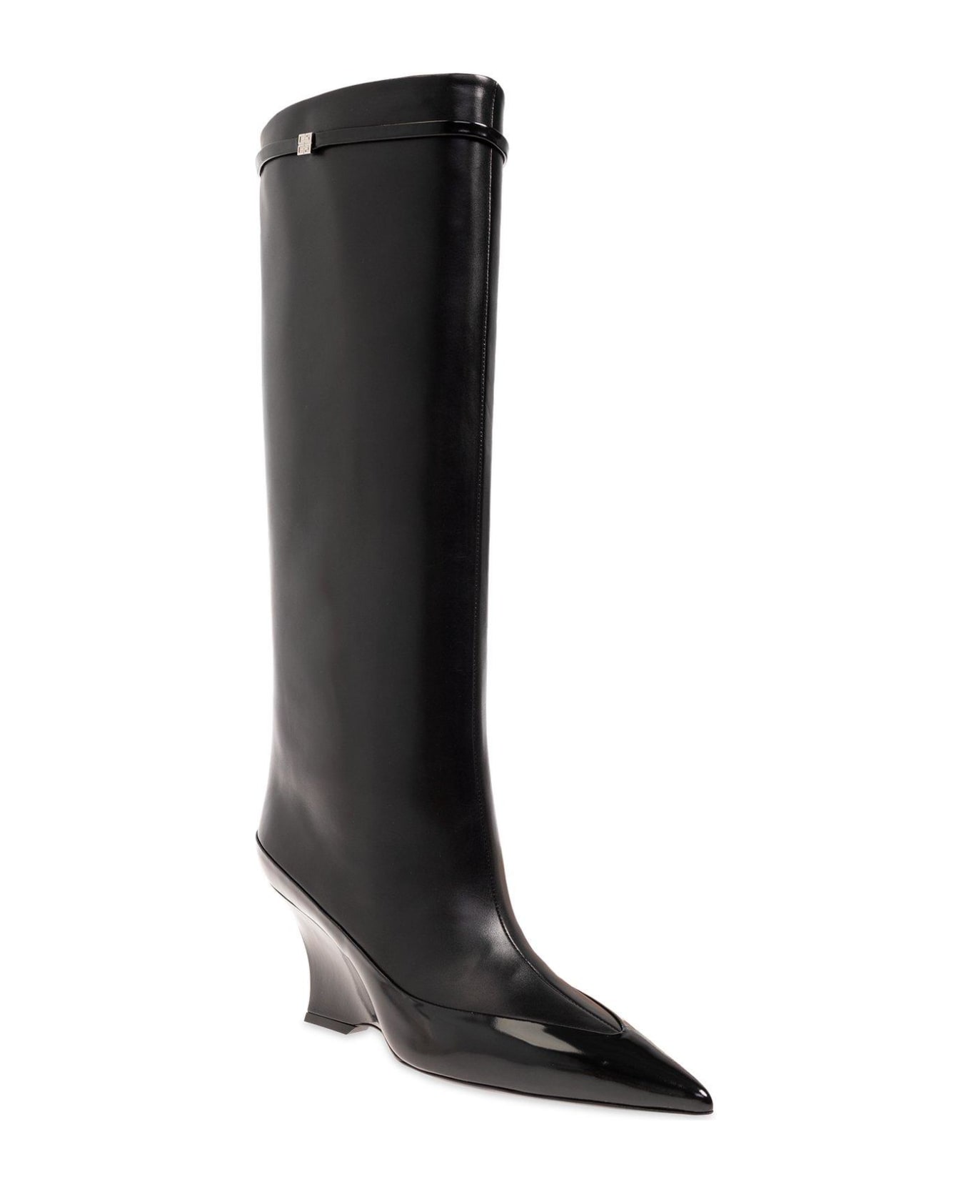 Givenchy Raven Pointed-toe Boots - Black