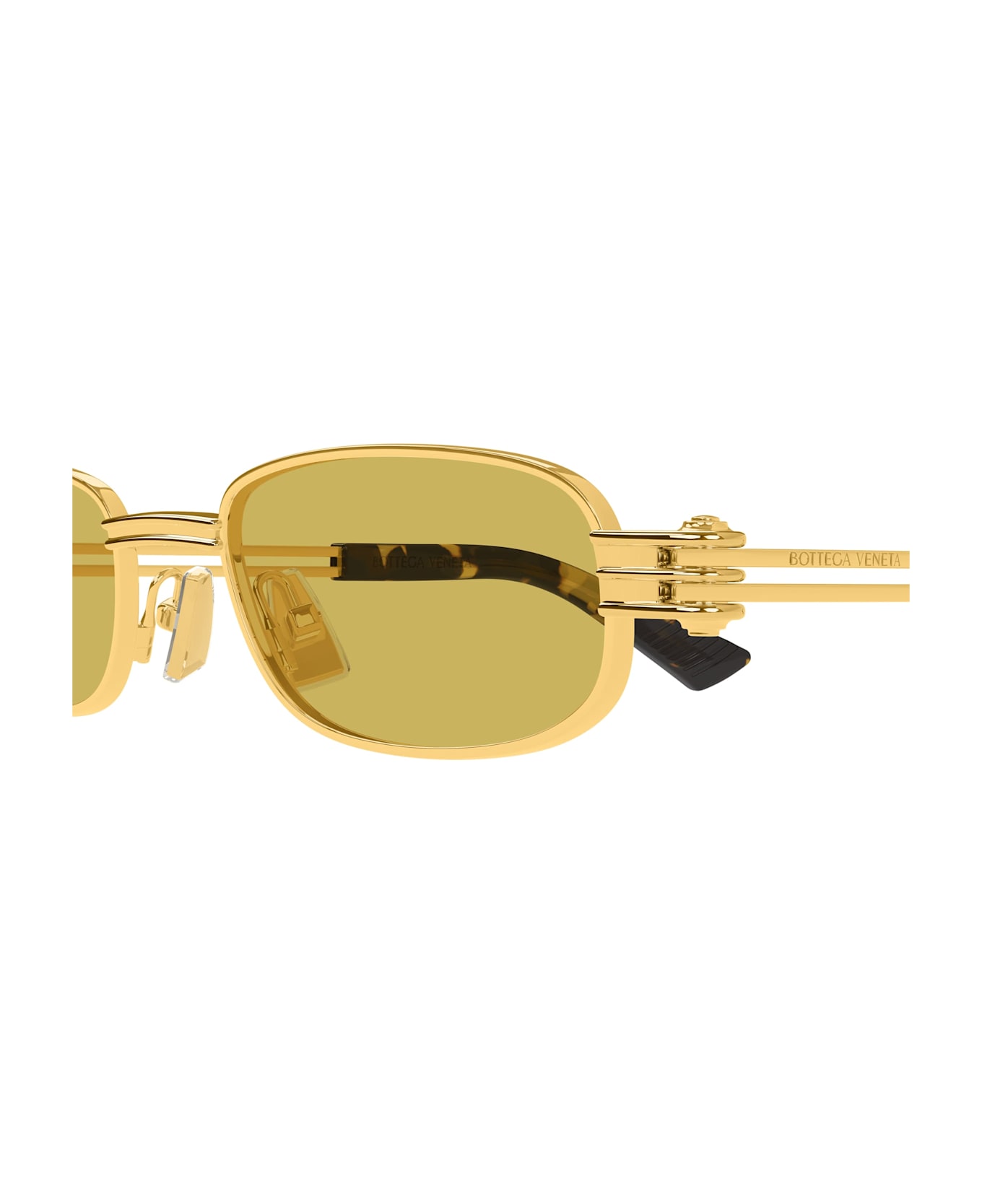 Bottega Veneta Eyewear Bv1381s-002 - Gold Sunglasses - Gold