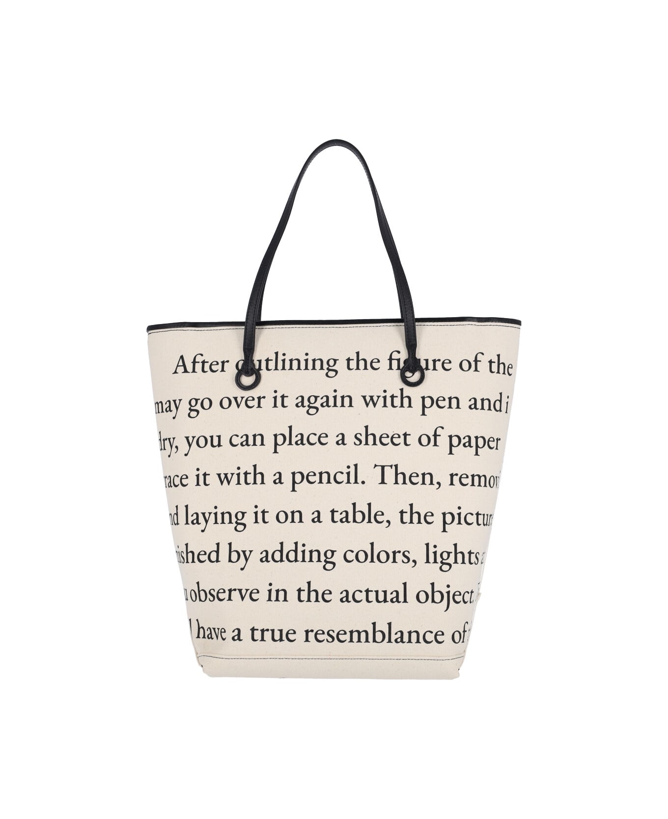 J.W. Anderson 
tall Anchor
 Tote Bag - Ivory