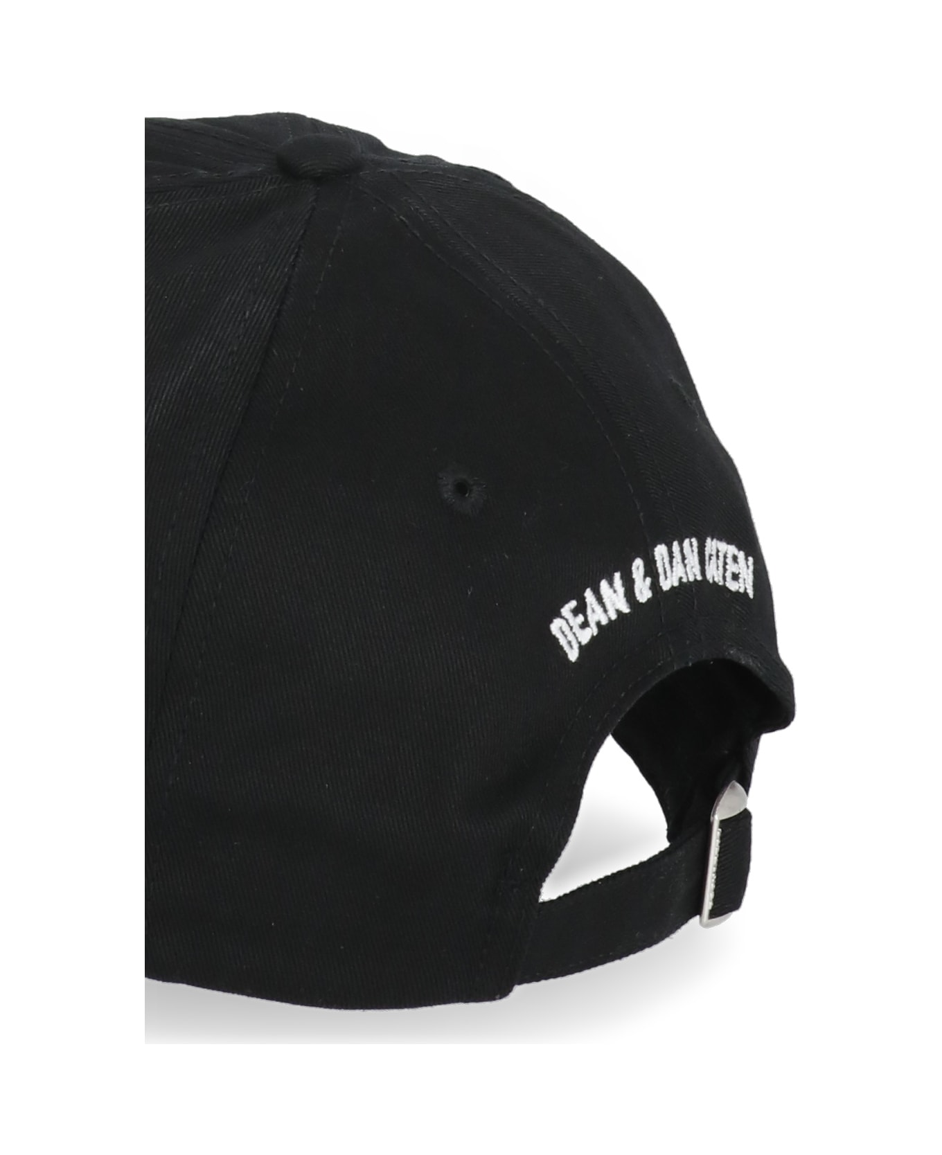 Dsquared2 Logo Embroidered Baseball Cap - Black 帽子
