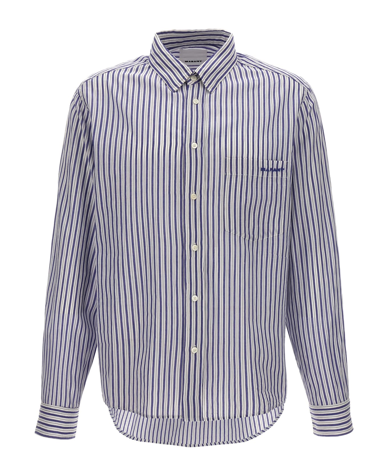 Isabel Marant Striped Shirt - Light Blue シャツ